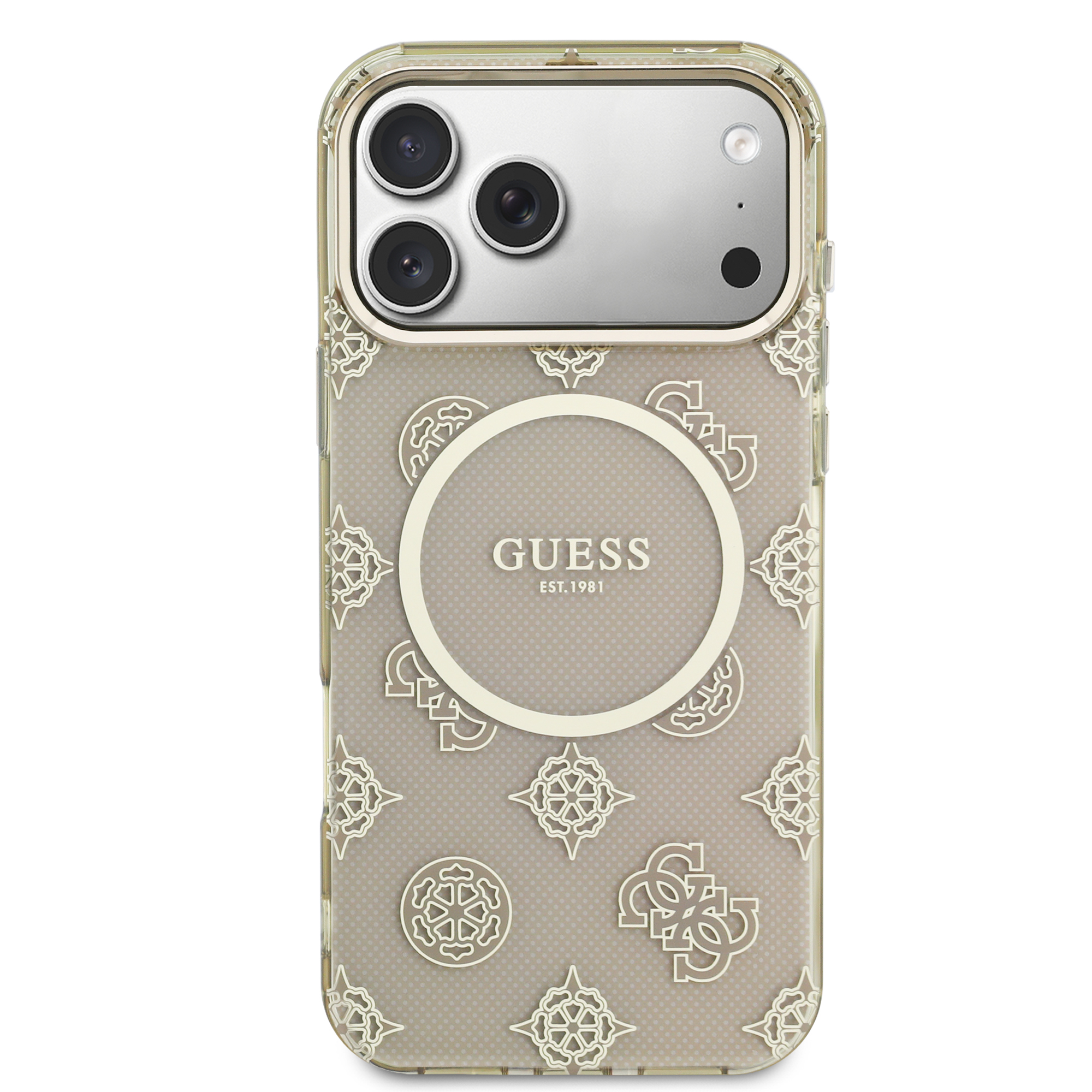 iPhone 17 Pro Max - GUESS Peony Dot Beige