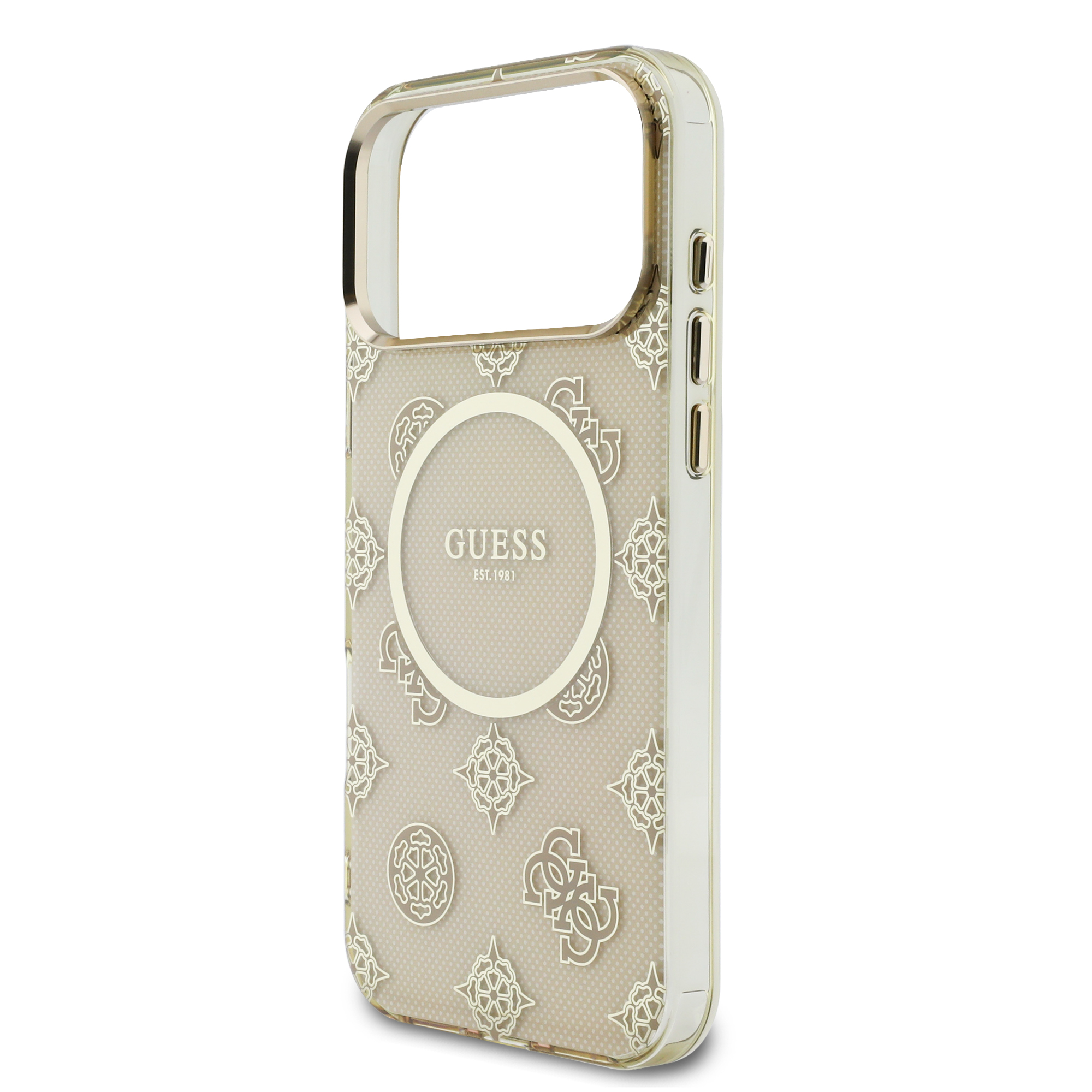 iPhone 17 Pro Max - GUESS Peony Dot Beige — estuche (foto 6 de 8)