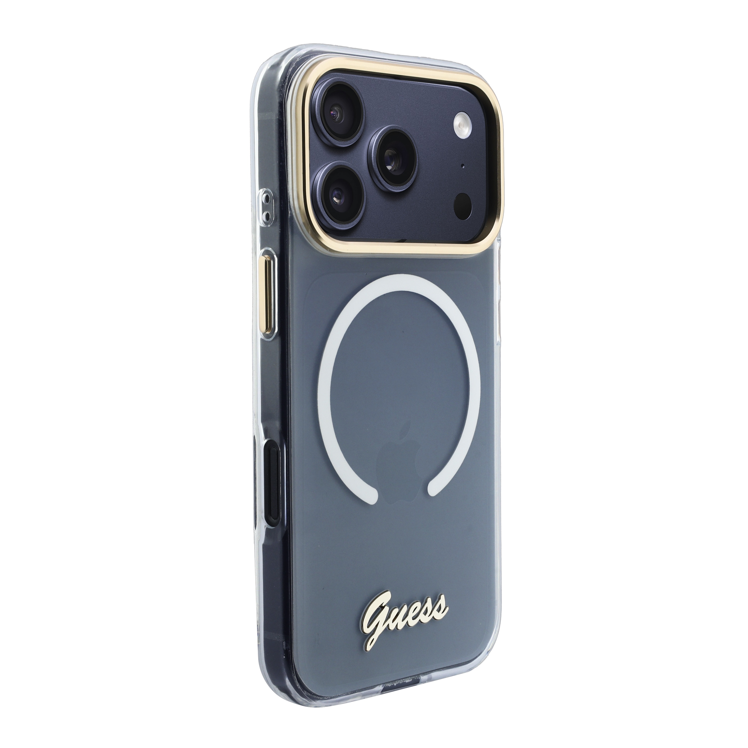 iPhone 17 Pro Max - GUESS Gradient Script Metal White — estuche (foto 6 de 8)