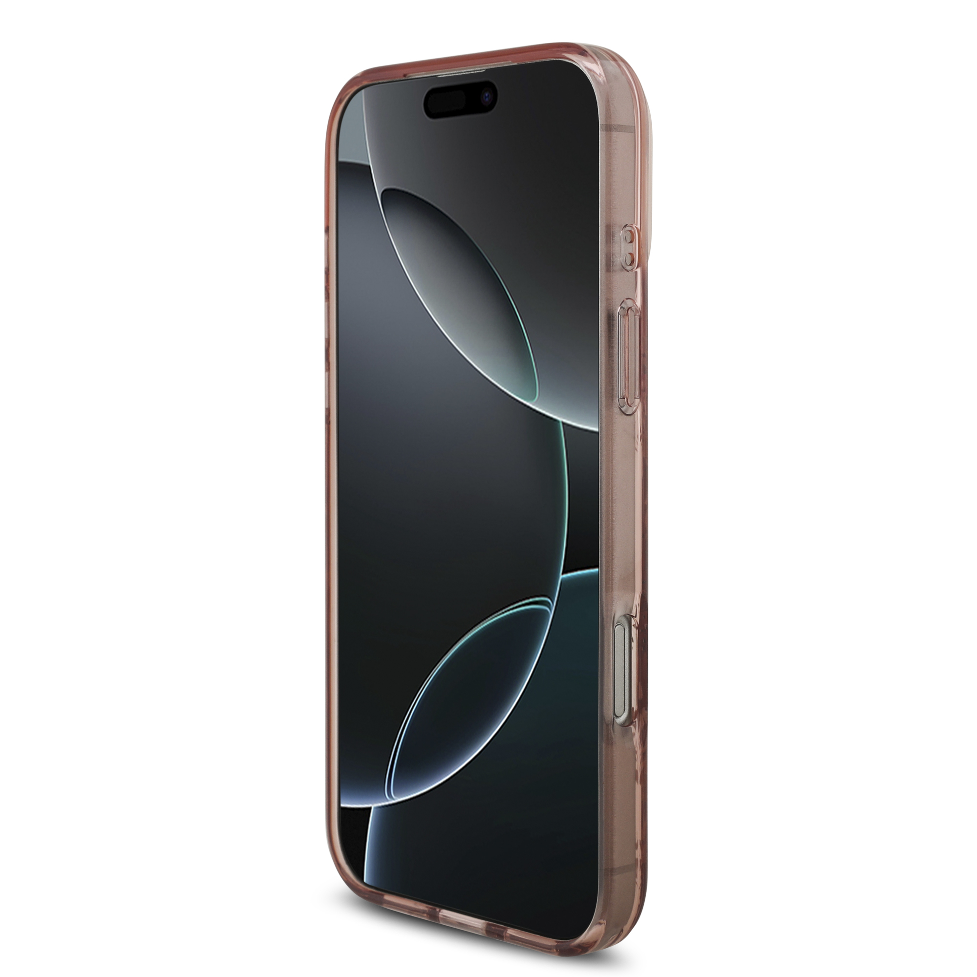 iPhone 17 Pro Max - GUESS Flowers With Pearl Strap Pink — estuche (foto 5 de 8)