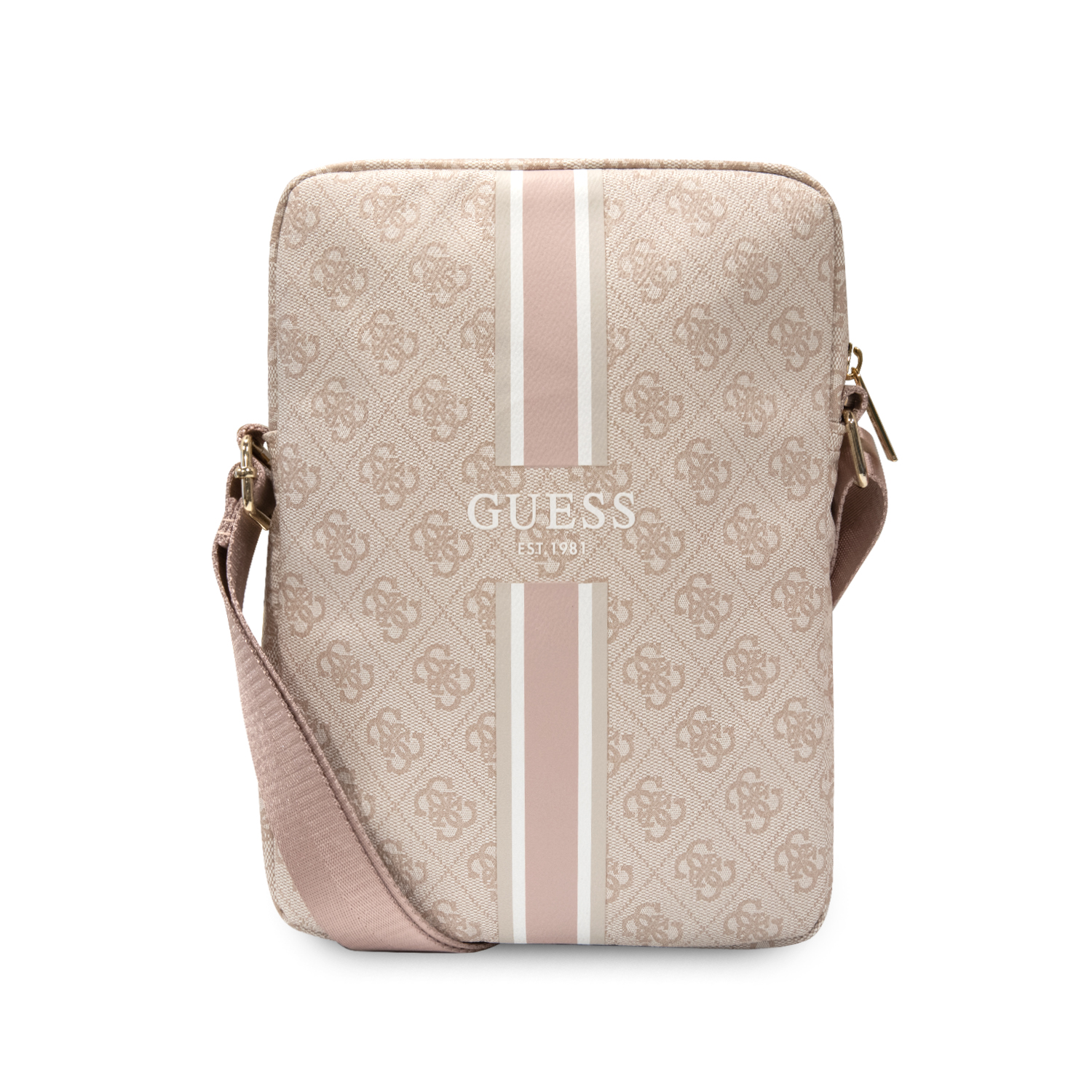 Tablet Bag 10 - GUESS 4G Stripes Pink
