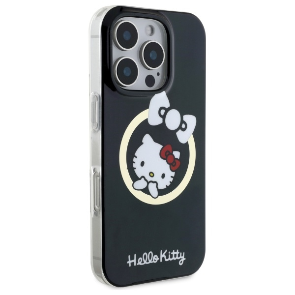 iPhone 16 Pro - HELLO KITTY Fun Bow With MagSafe Black — estuche (foto 4 de 5)