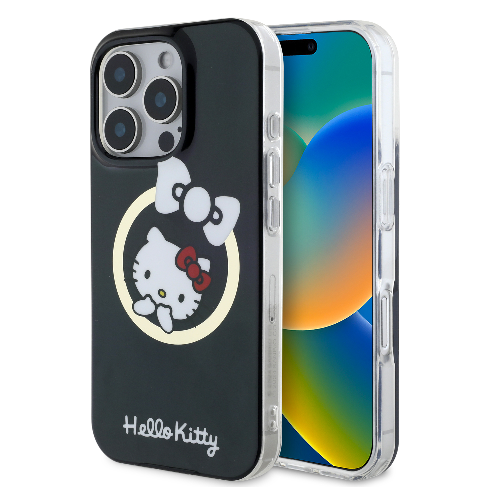 iPhone 16 Pro Max - HELLO KITTY Fun Bow With MagSafe Black
