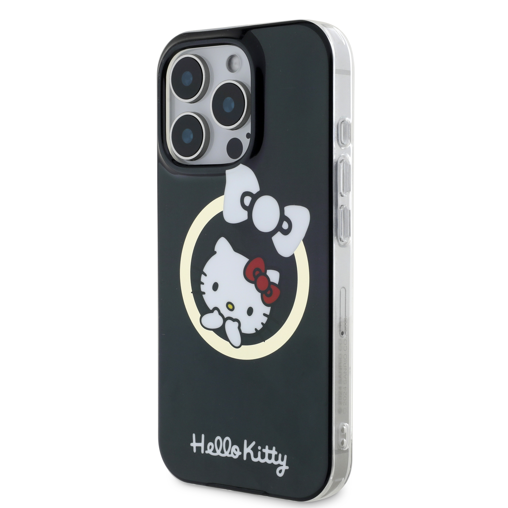 iPhone 16 Pro Max - HELLO KITTY Fun Bow With MagSafe Black — estuche (foto 2 de 5)