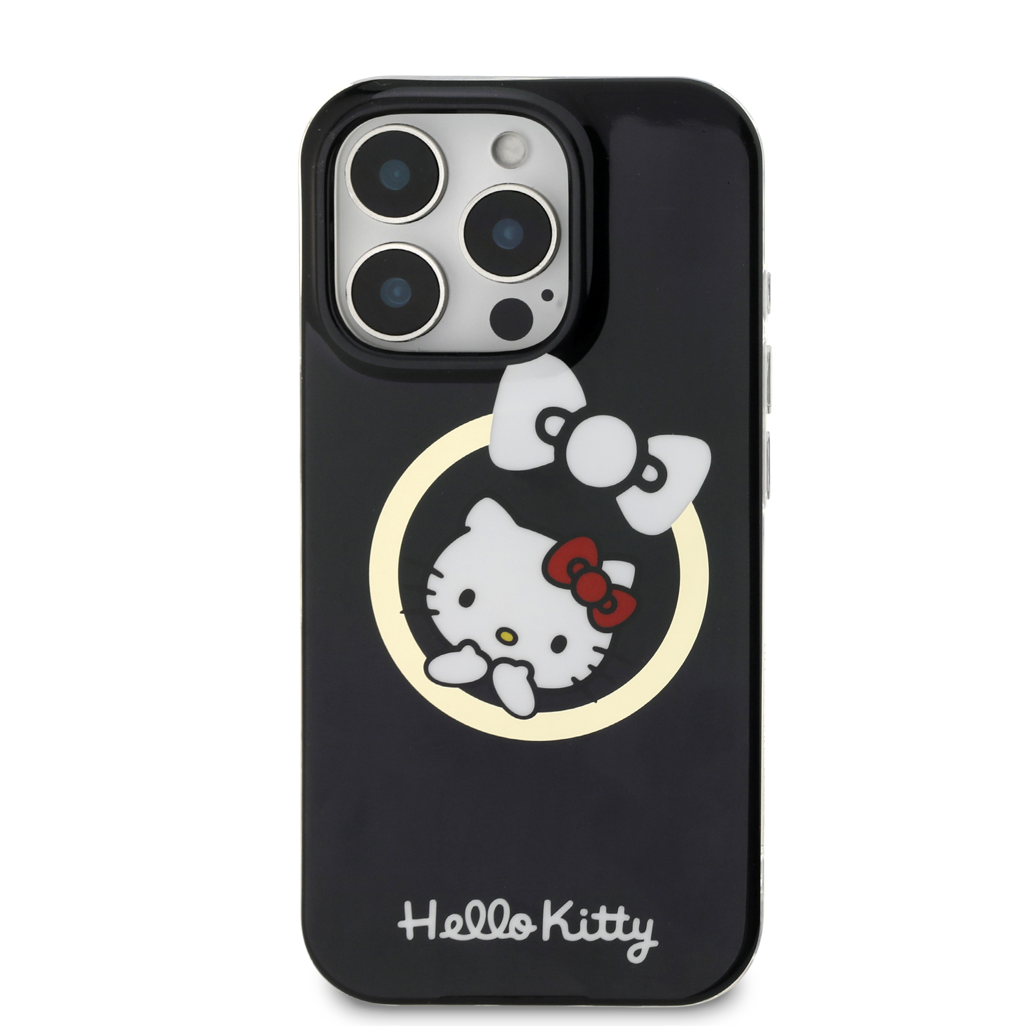 iPhone 16 Pro Max - HELLO KITTY Fun Bow With MagSafe Black — estuche (foto 3 de 5)