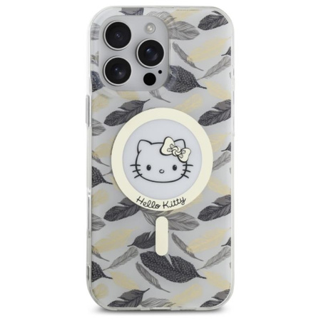 iPhone 16 Pro Max - HELLO KITTY Golden Leaves With MagSafe White — estuche (foto 3 de 5)