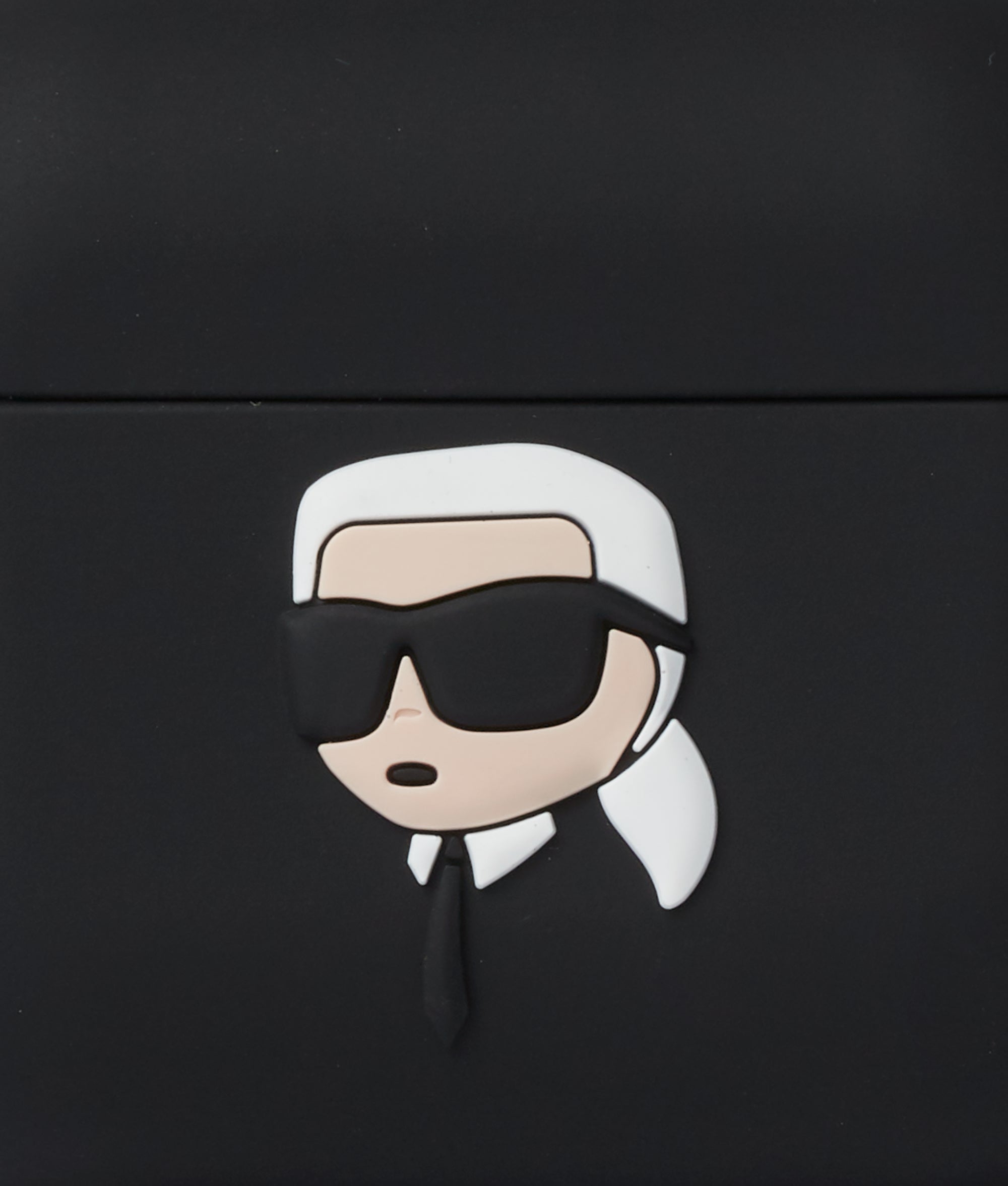 AirPods Pro 2 - KARL LAGERFELD TPU Glitter Choupette Black — estuche (foto 2 de 4)