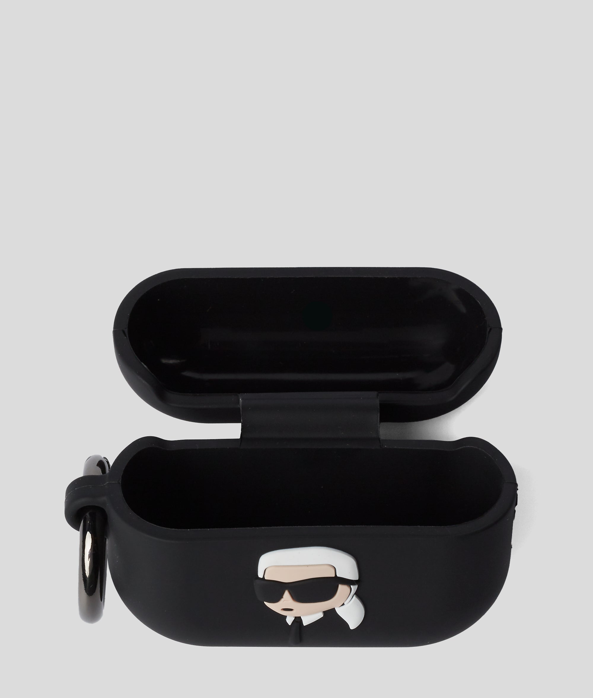 AirPods Pro 2 - KARL LAGERFELD TPU Glitter Choupette Black — estuche (foto 4 de 4)