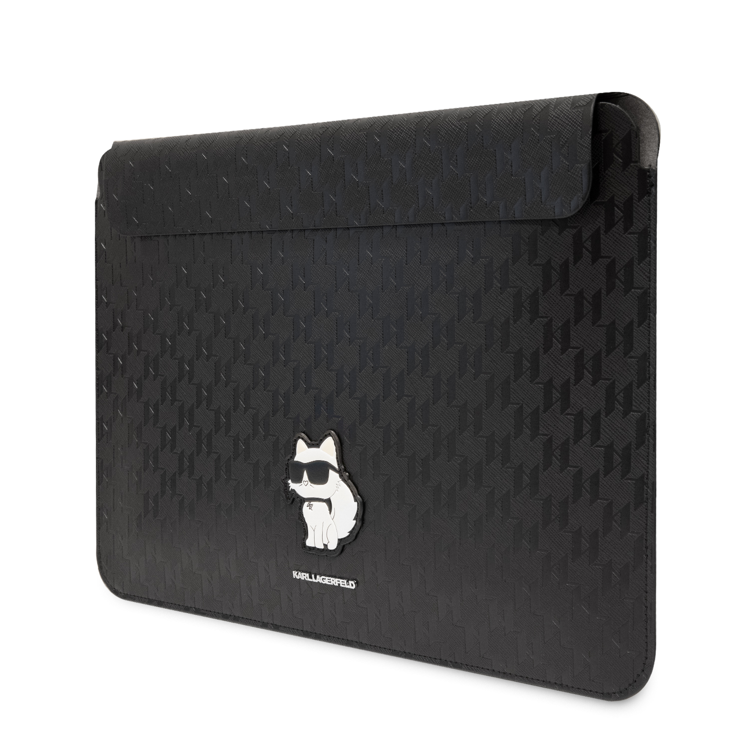 Laptop Sleeve 14 - KARL LAGERFELD Mono Saffiano Choupette Black — accesorio (foto 2 de 4)