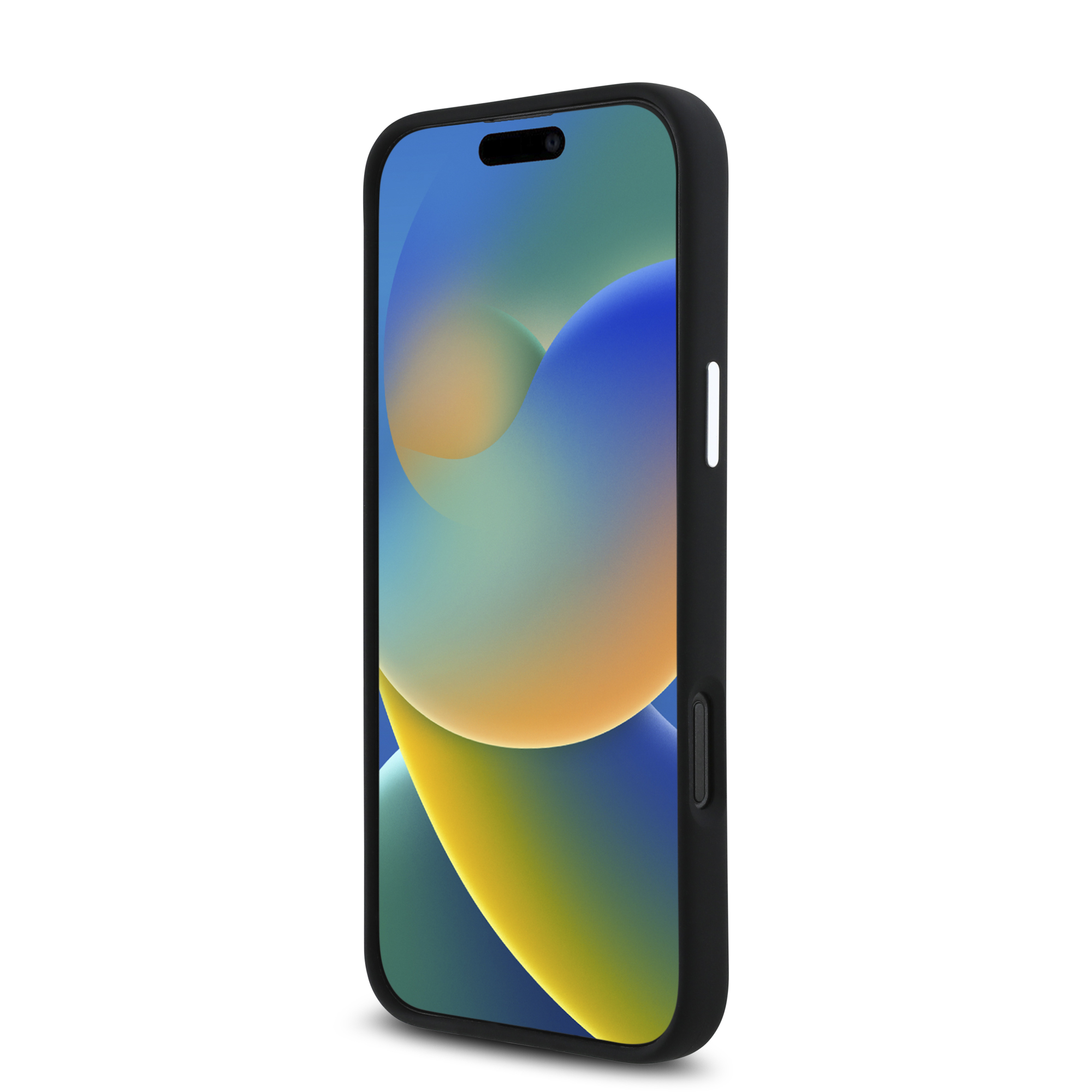 iPhone 16 Pro Max - KARL LAGERFELD Liquid Silicone Big Initials Black — estuche (foto 5 de 5)