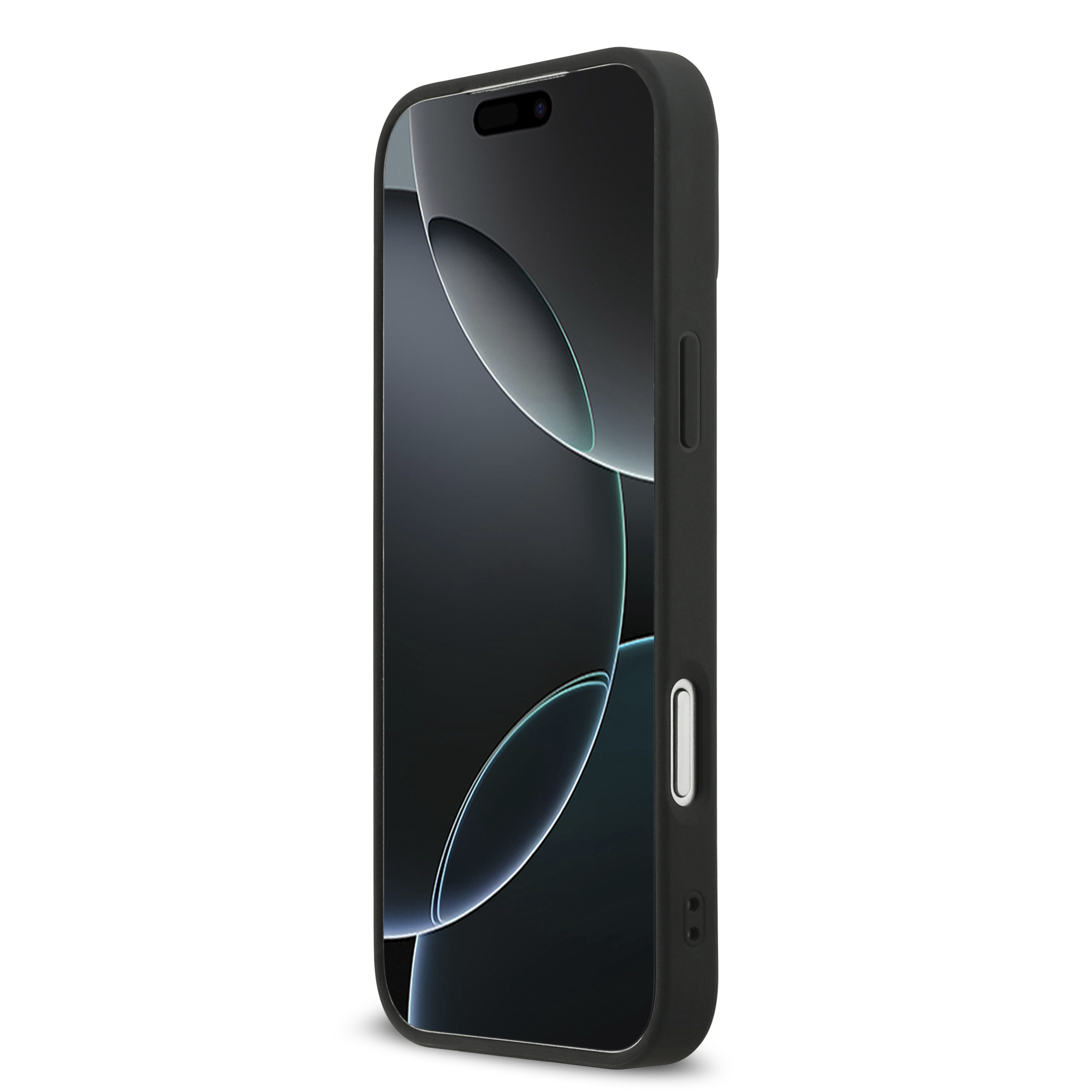 iPhone 17 Pro Max - KARL LAGERFELD Ikonik Fixed Glitter Metal Pin — estuche (foto 5 de 8)