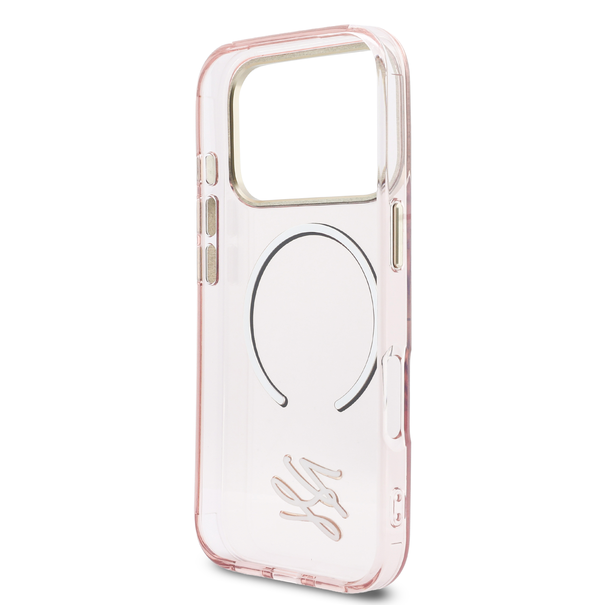 iPhone 17 Pro - KARL LAGERFELD Script Logo Pink — estuche (foto 7 de 8)