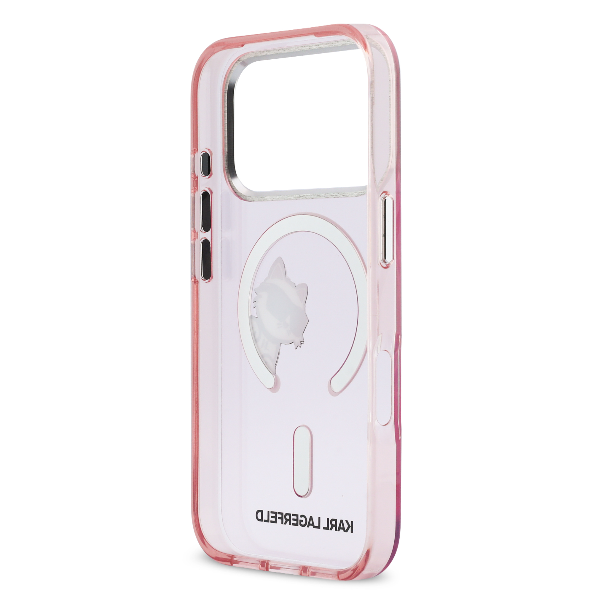 iPhone 17 Pro - KARL LAGERFELD IML Choupette Peekaboo Pink — estuche (foto 7 de 8)