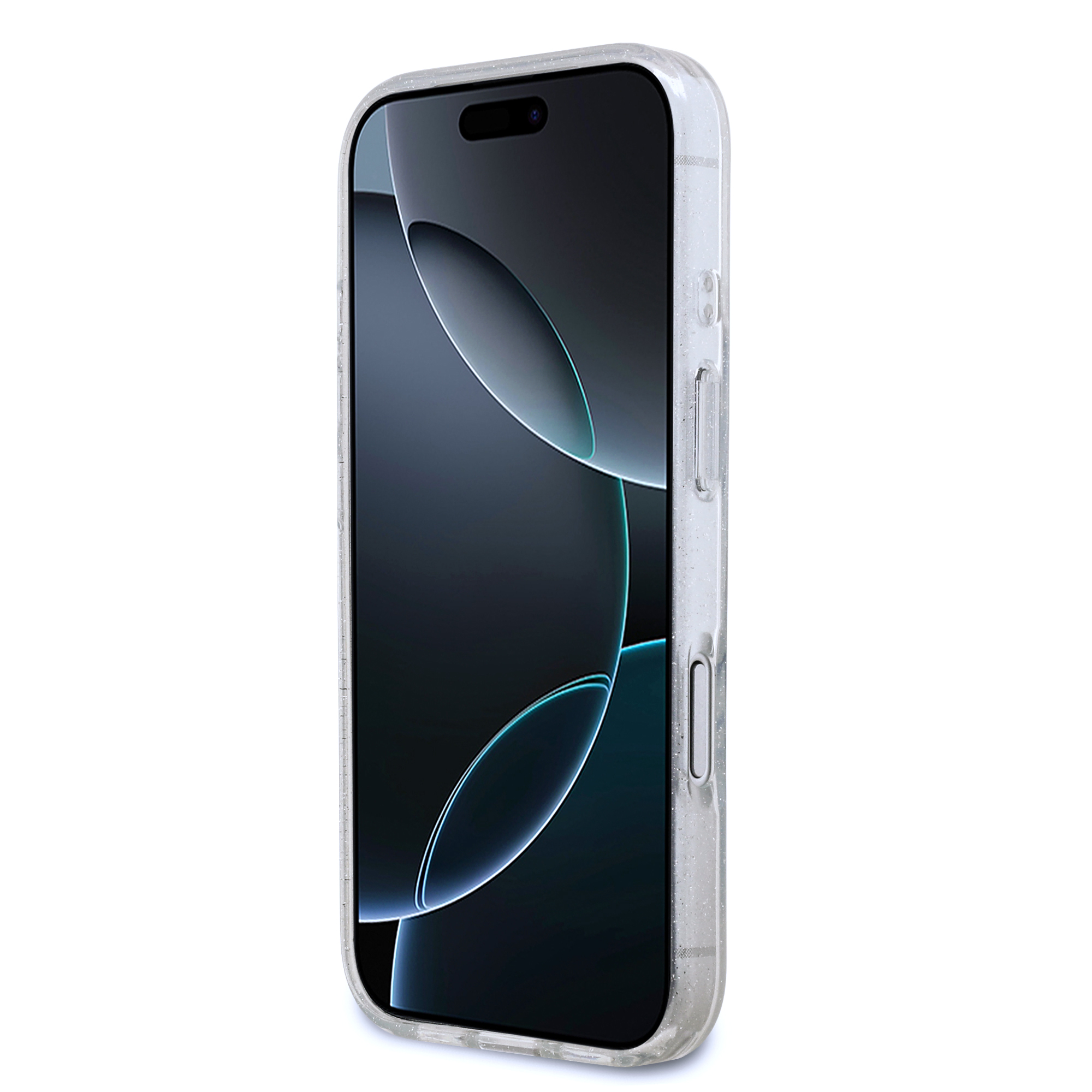 iPhone 17 Pro - KARL LAGERFELD Glitter Transparent — estuche (foto 5 de 8)