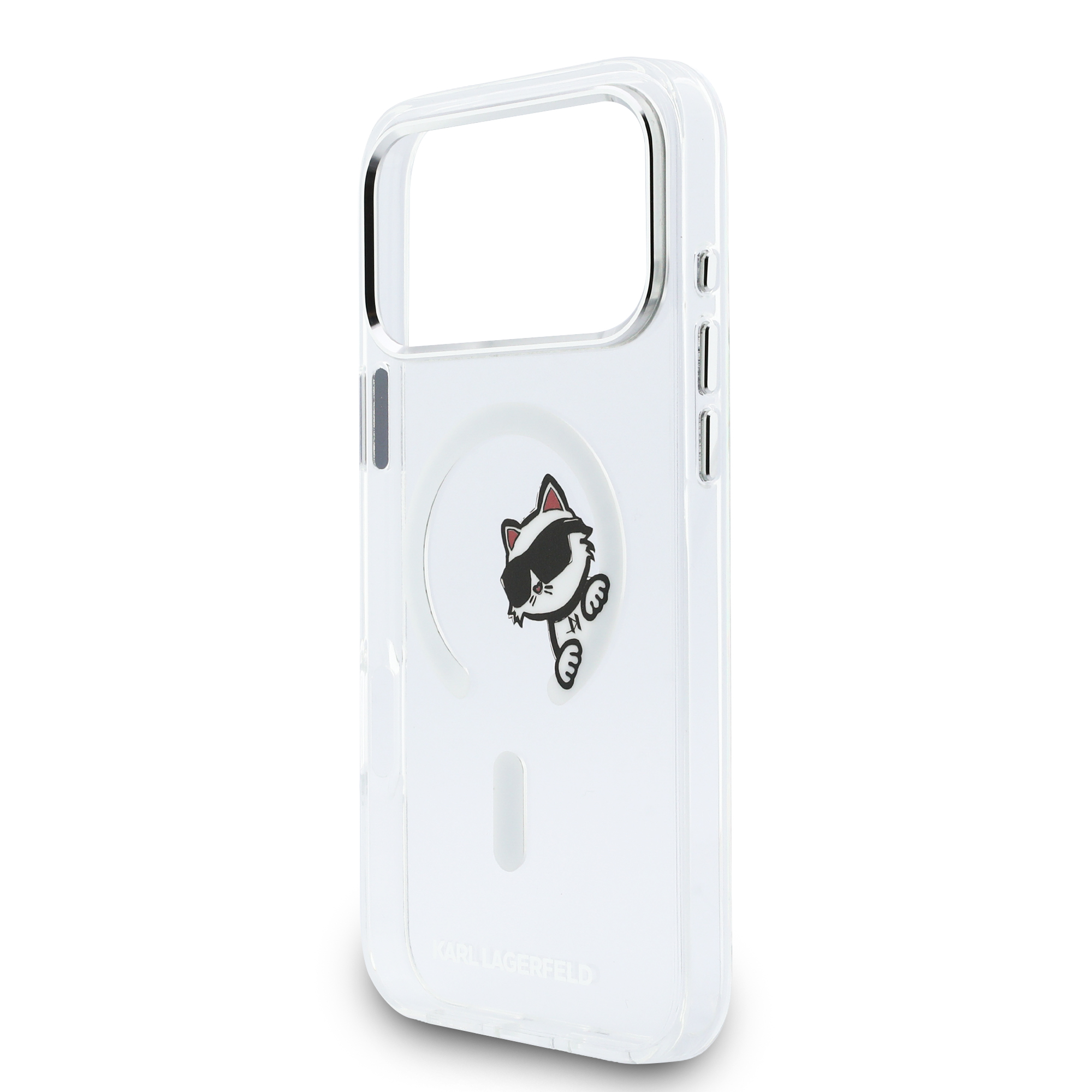iPhone 17 Pro Max - KARL LAGERFELD Choupette Peekaboo Transparent — estuche (foto 6 de 8)
