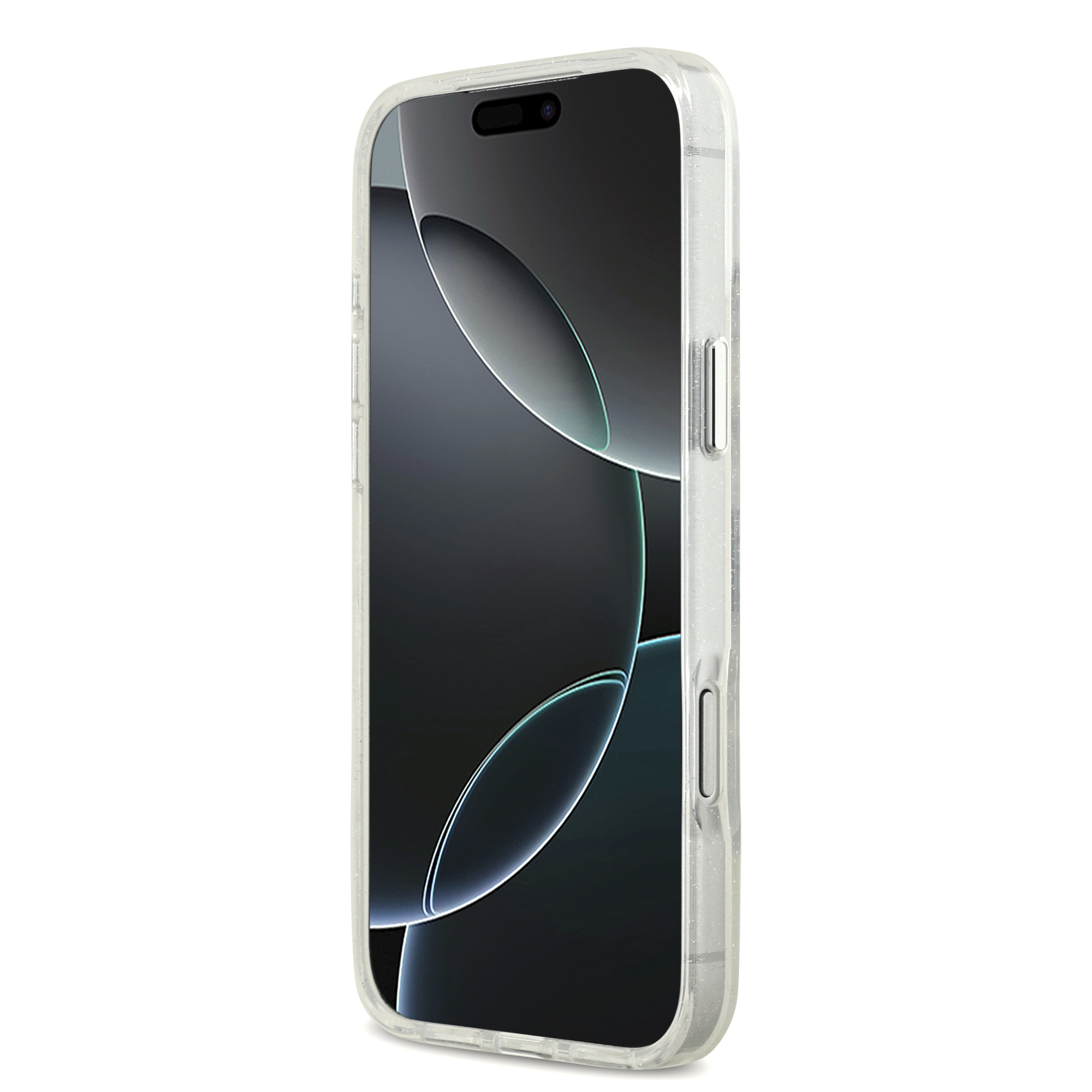iPhone 17 Pro Max - KARL LAGERFELD Glitter Karl&Choupette Sketch Clear — estuche (foto 5 de 8)