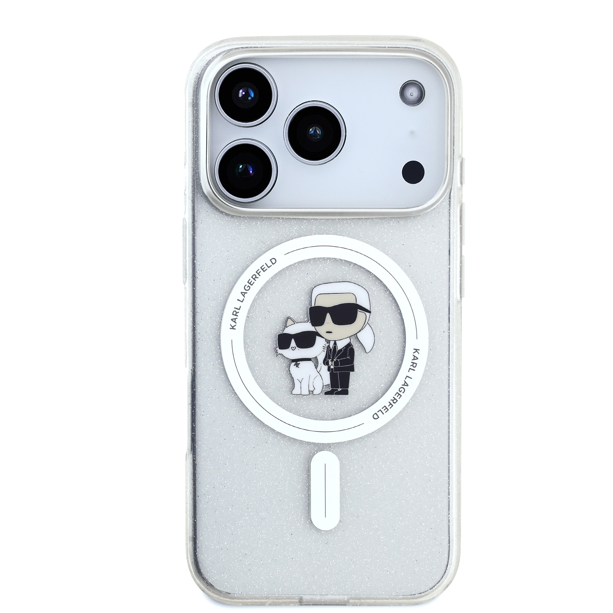 iPhone 17 Pro Max - KARL LAGERFELD Glitter Transparent