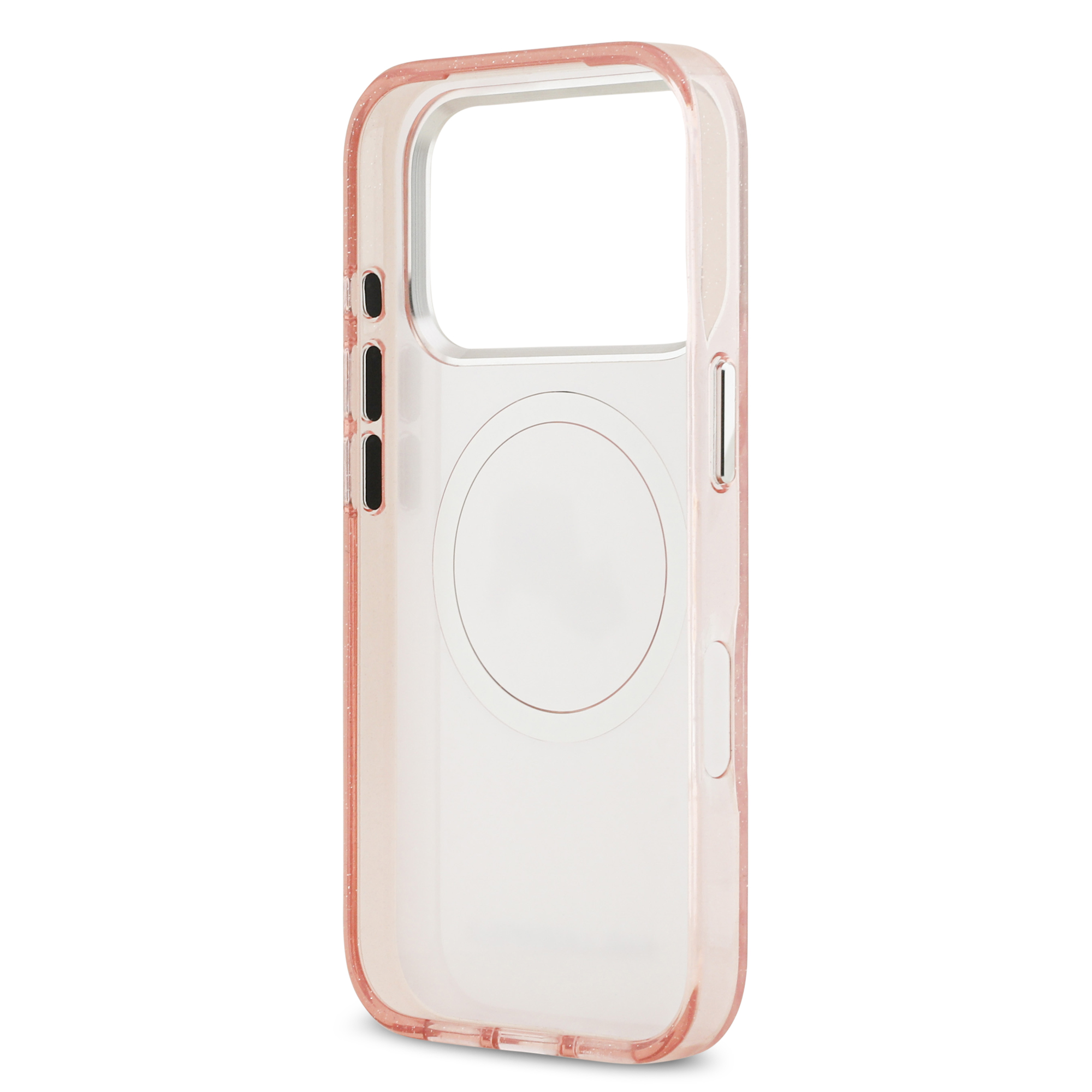 iPhone 17 Pro Max - KARL LAGERFELD Glitter Karl&Choupette Heads Pink — estuche (foto 7 de 8)