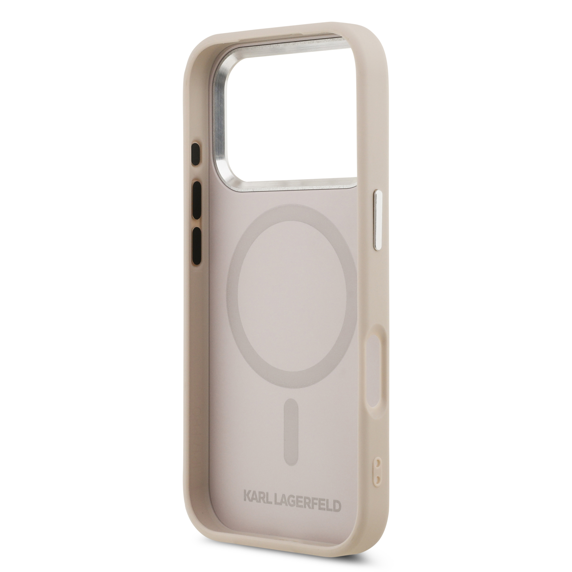 iPhone 17 Pro Max - KARL LAGERFELD PU Case With Karl RSG Logo Metal Pink — estuche (foto 7 de 8)