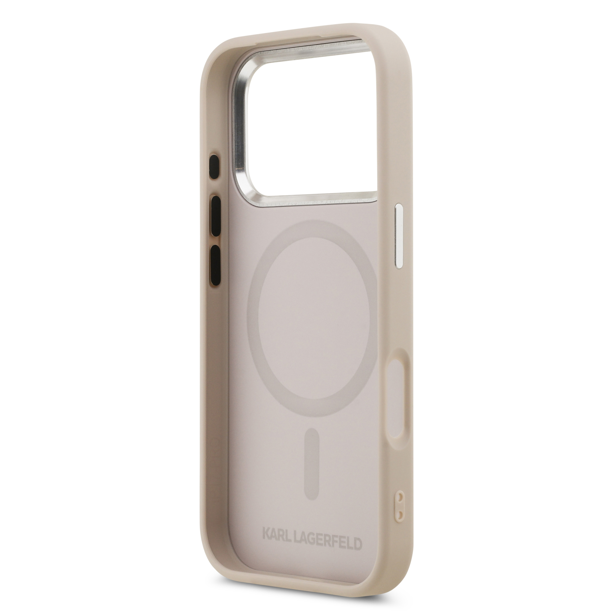 iPhone 17 Pro Max - KARL LAGERFELD Karl&Choupette Pins Logo Pink — estuche (foto 7 de 8)