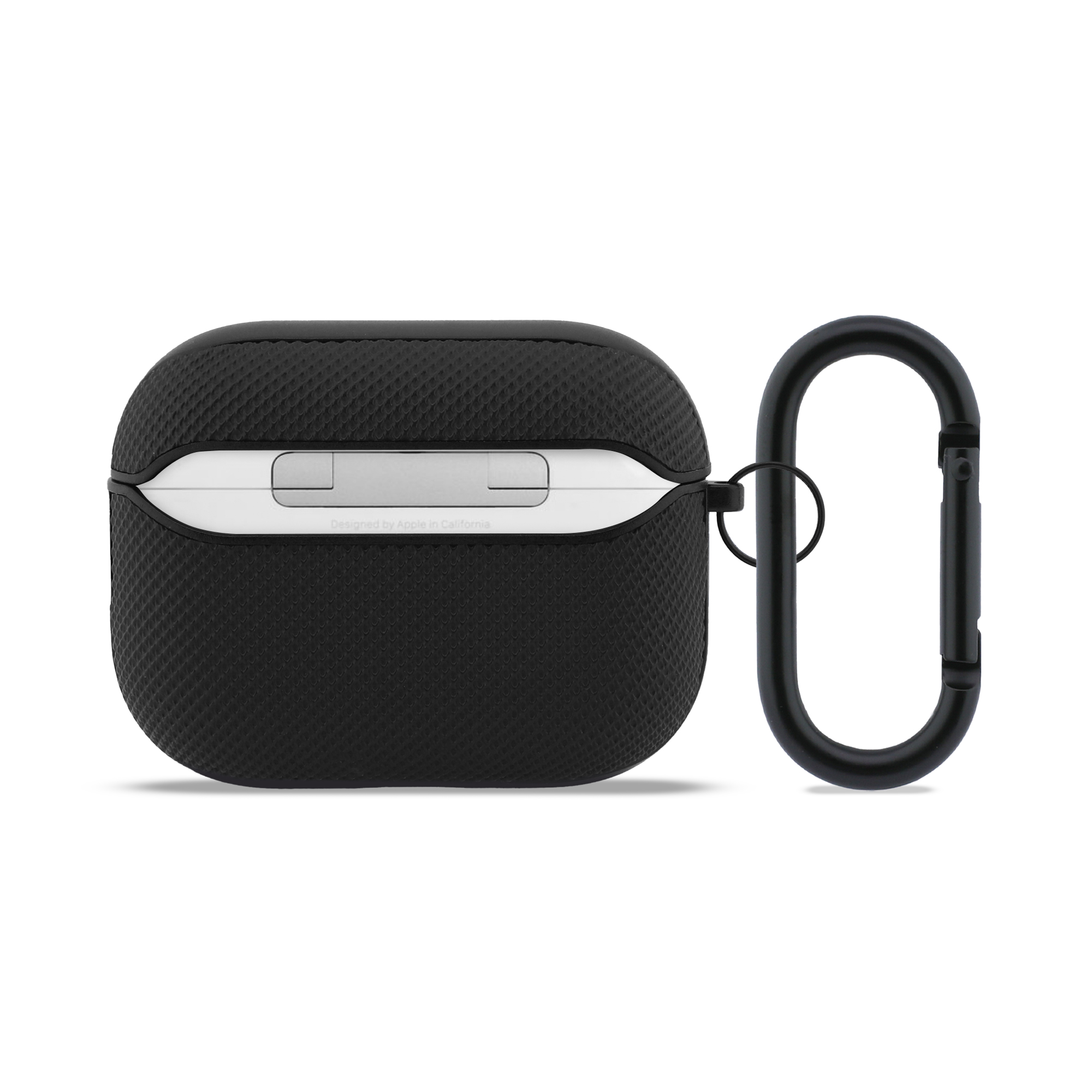 AirPods Pro 3 - LACOSTE Petit Pique Croc Logo Patch Black — estuche (foto 2 de 4)