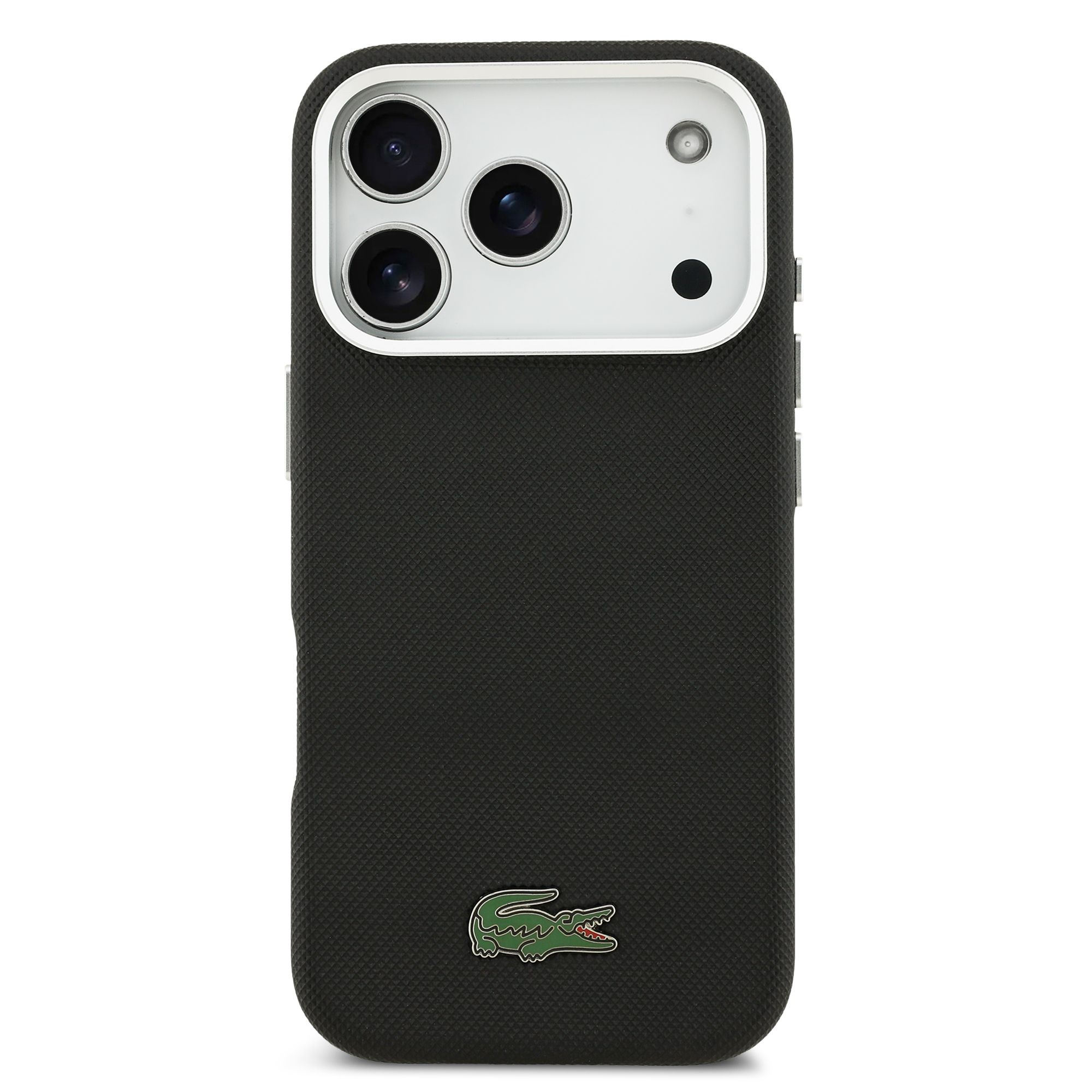iPhone 17 Pro - LACOSTE Full Wrap Petit Pique PVC Black