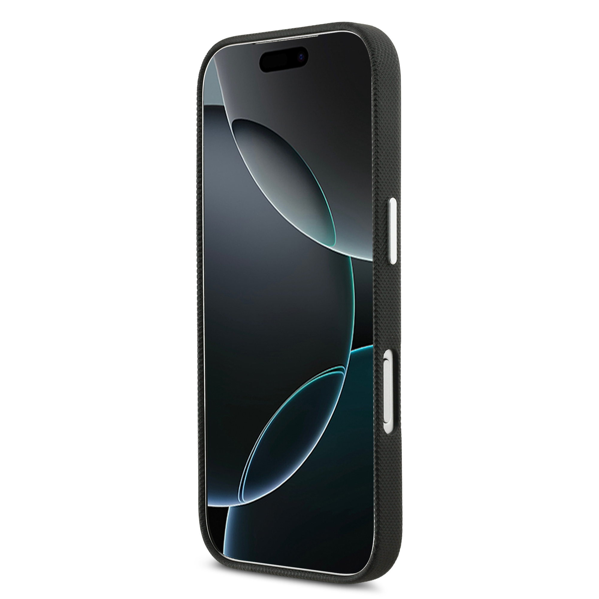 iPhone 17 Pro - LACOSTE Full Wrap Petit Pique PVC Black — estuche (foto 5 de 8)