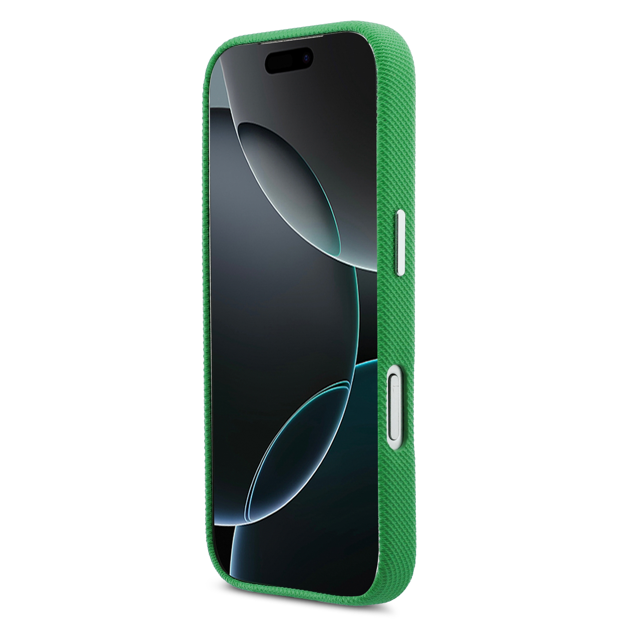 iPhone 17 Pro - LACOSTE Full Wrap Petit Pique PVC Estragon — estuche (foto 5 de 8)