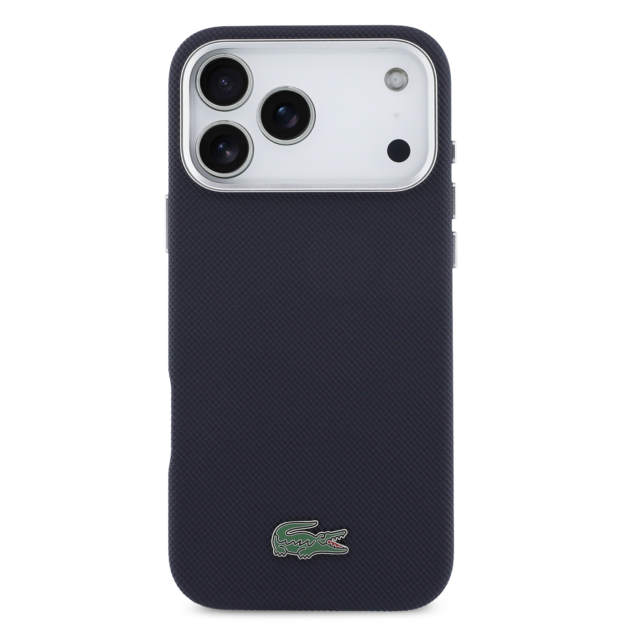 iPhone 17 Pro Max - LACOSTE Full Wrap Petit Pique PVC Navy