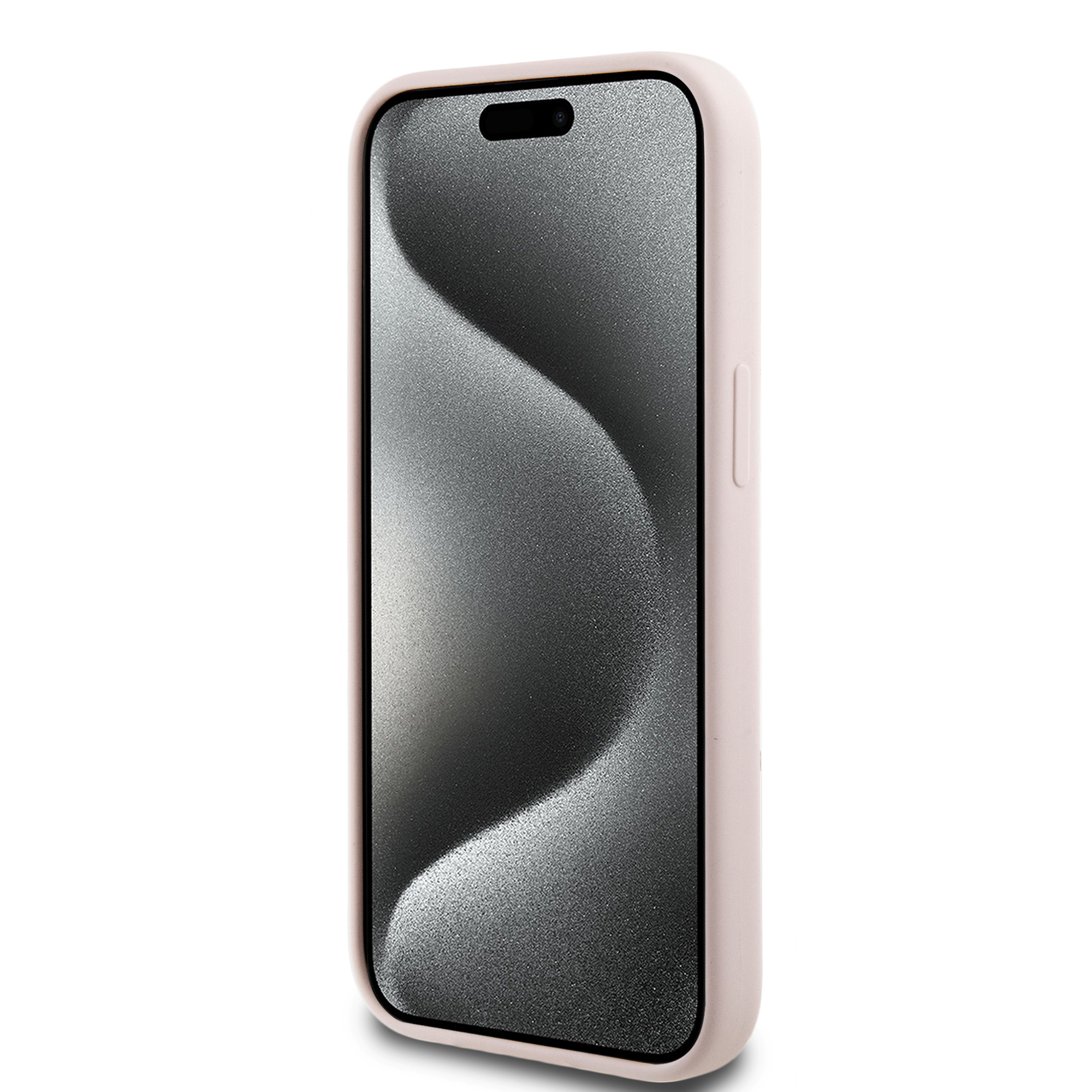 iPhone 15 - LACOSTE Hard Case With Magsafe Silicone Croc Logo Pink — estuche (foto 5 de 5)