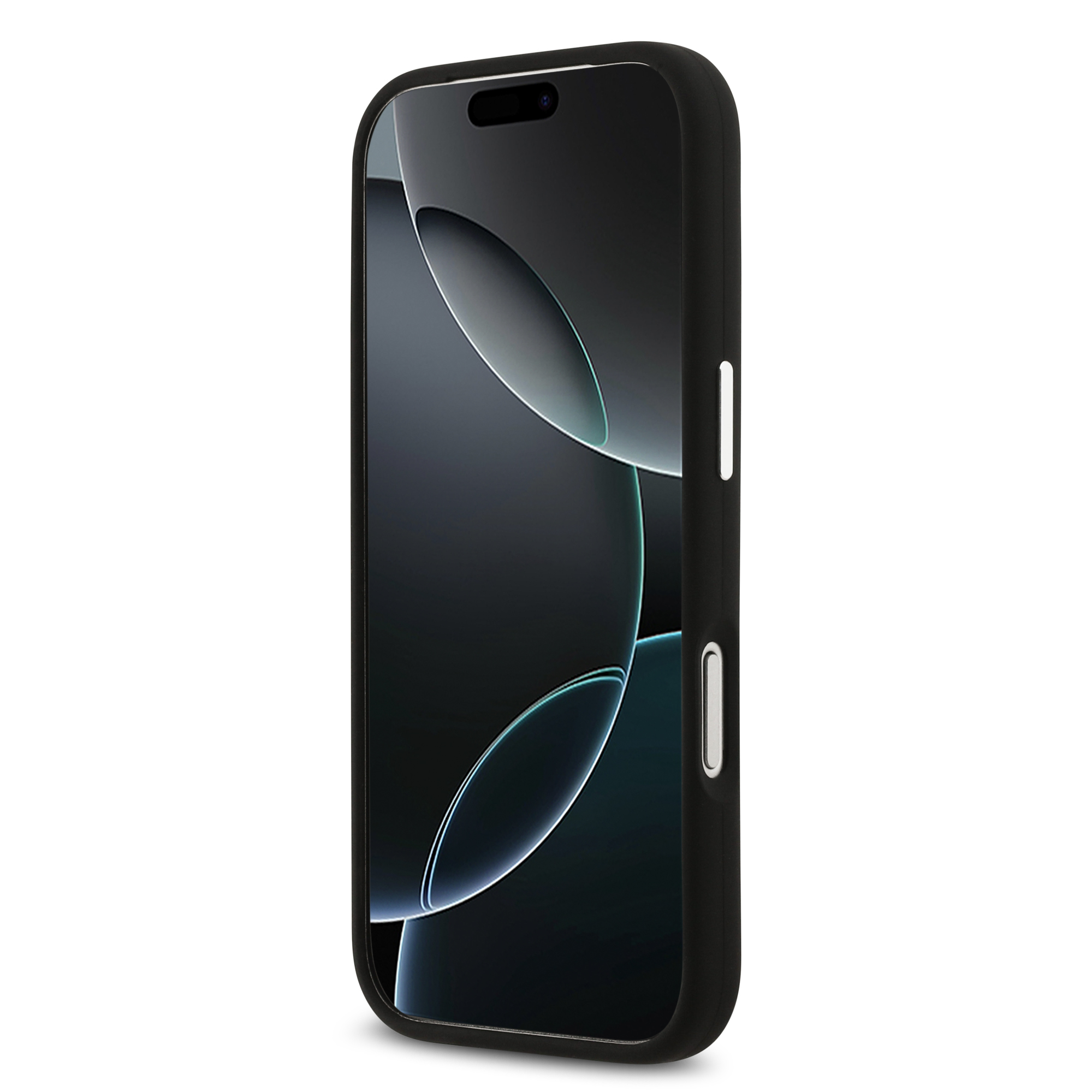 iPhone 17 Pro - LACOSTE Silicone Metal Logo Black — estuche (foto 5 de 5)