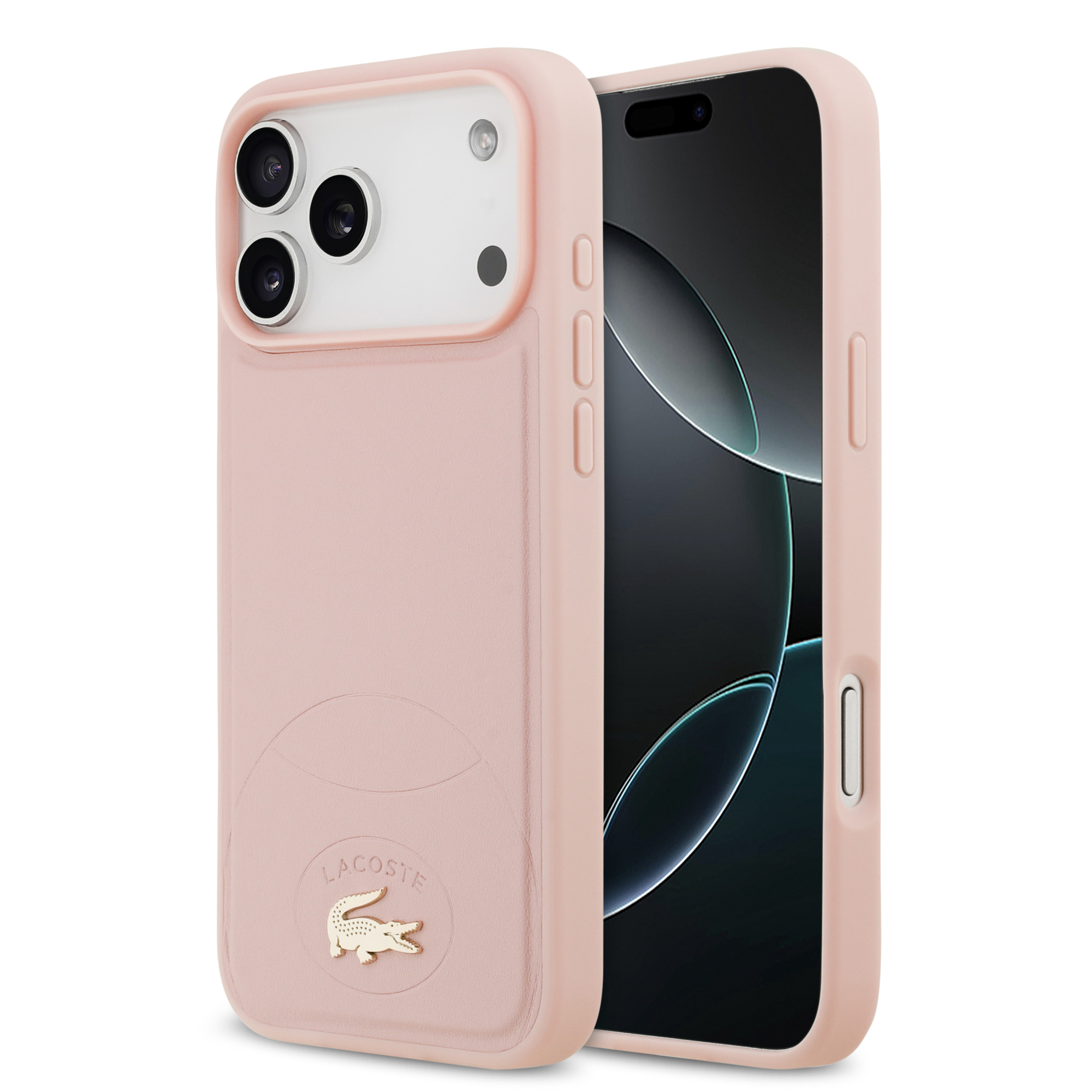 iPhone 17 Pro Max - LACOSTE Leather Bliss Pink
