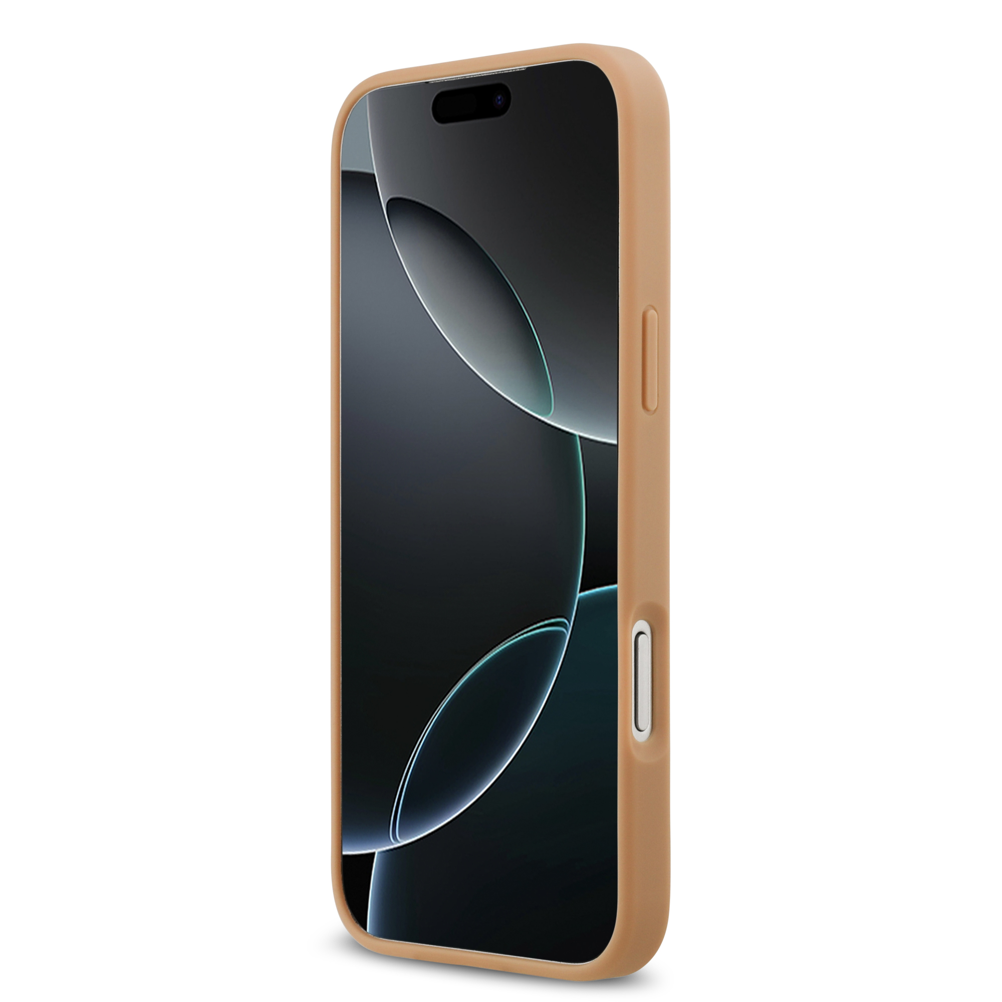 iPhone 17 Pro Max - LACOSTE Leather Monogrammed Gold Logo Pink — estuche (foto 5 de 5)