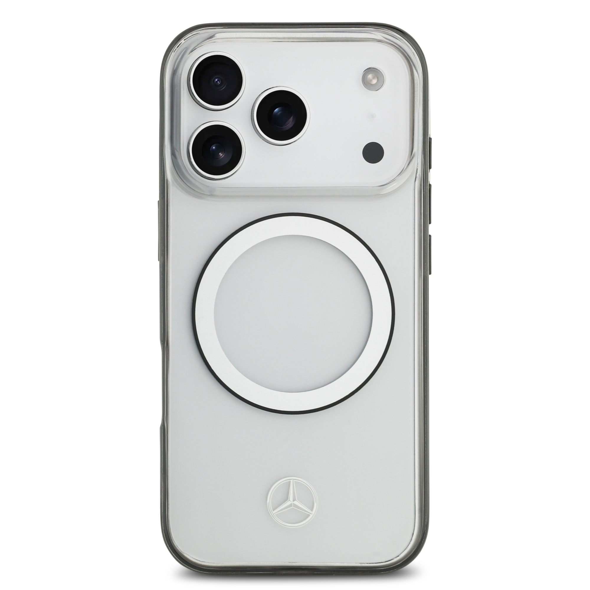 iPhone 17 Pro - MERCEDES BENZ Transparent PC/TPU Black Ring