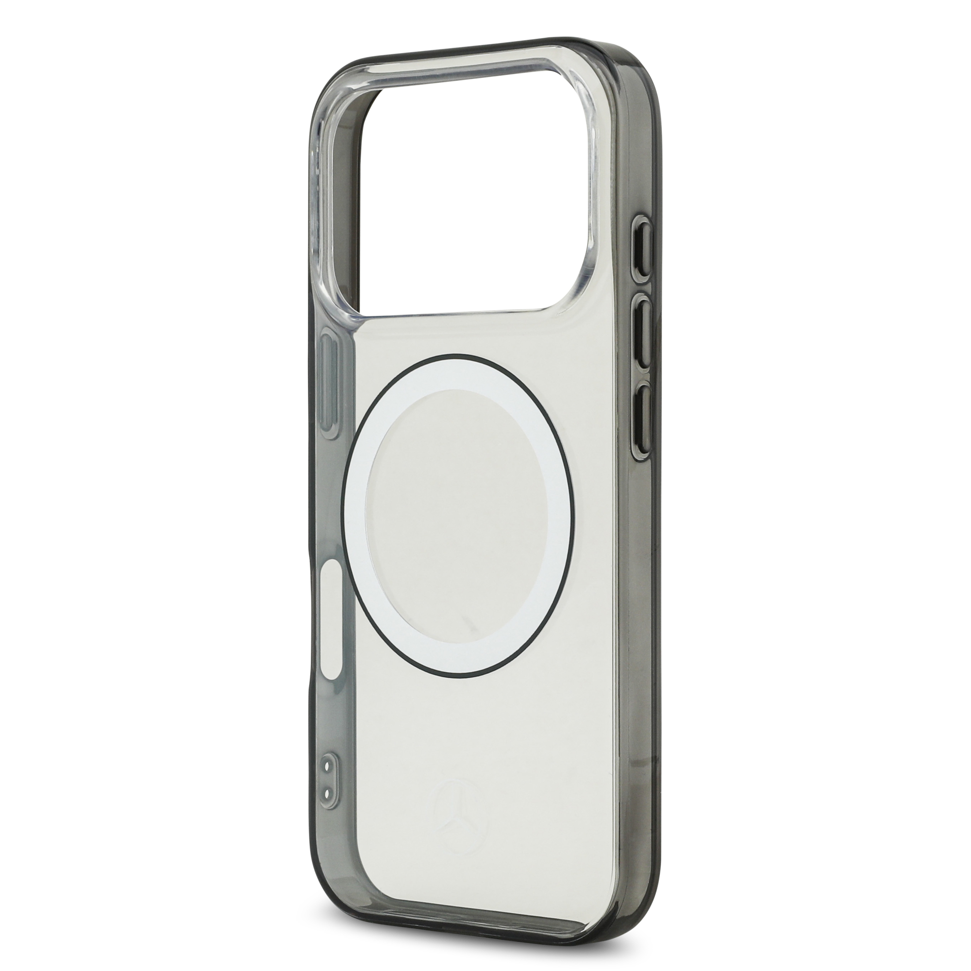 iPhone 17 Pro - MERCEDES BENZ Transparent PC/TPU Black Ring — estuche (foto 6 de 8)