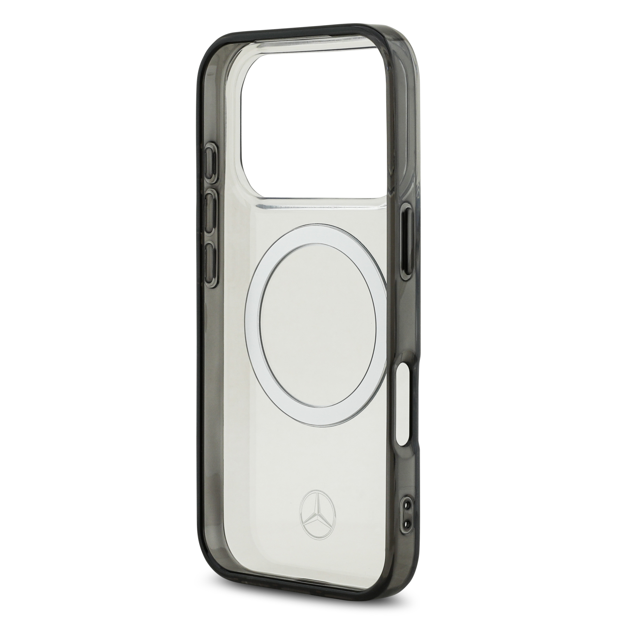 iPhone 17 Pro - MERCEDES BENZ Transparent PC/TPU Black Ring — estuche (foto 7 de 8)