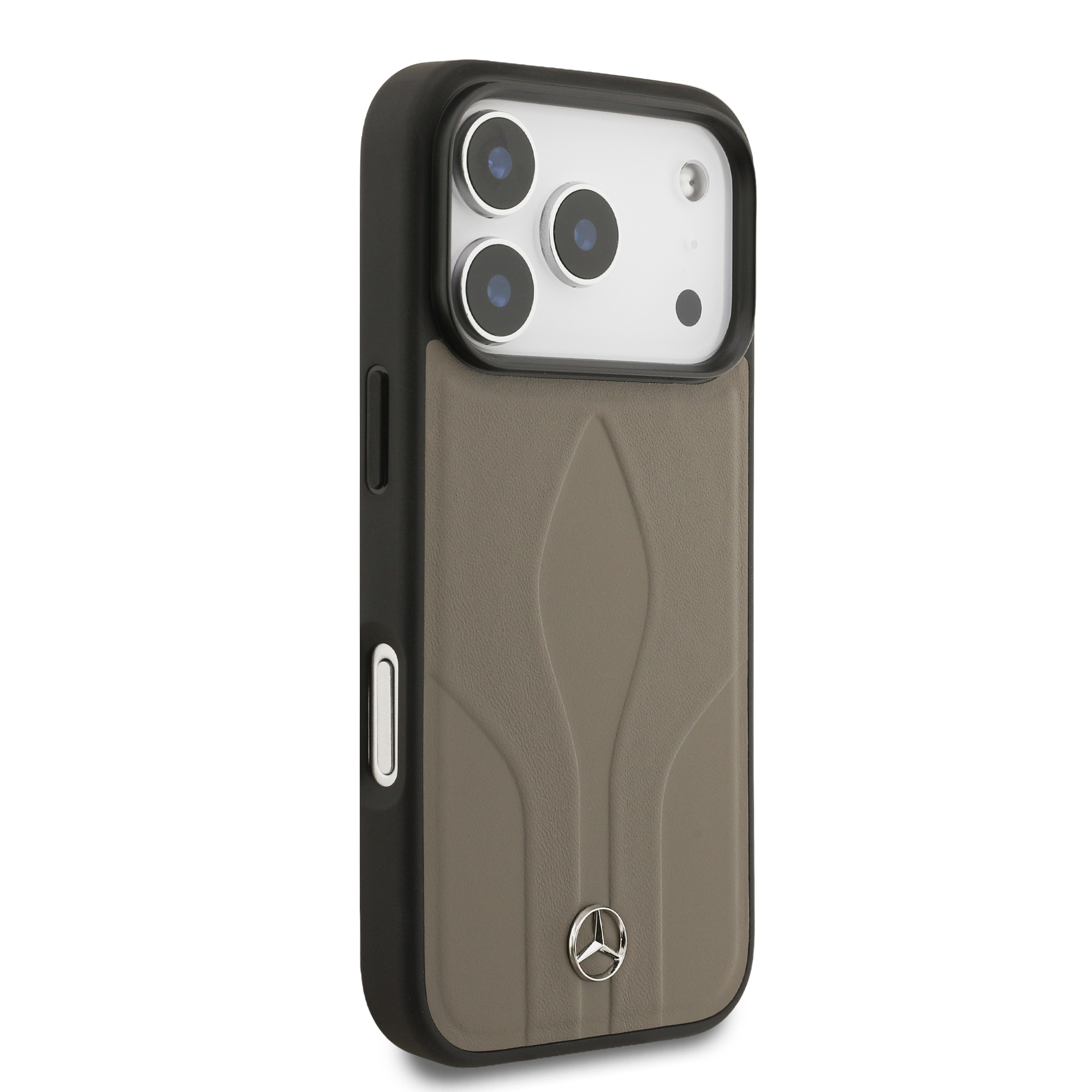 iPhone 17 Pro - MERCEDES BENZ Leather The Move Taupe — estuche (foto 4 de 8)
