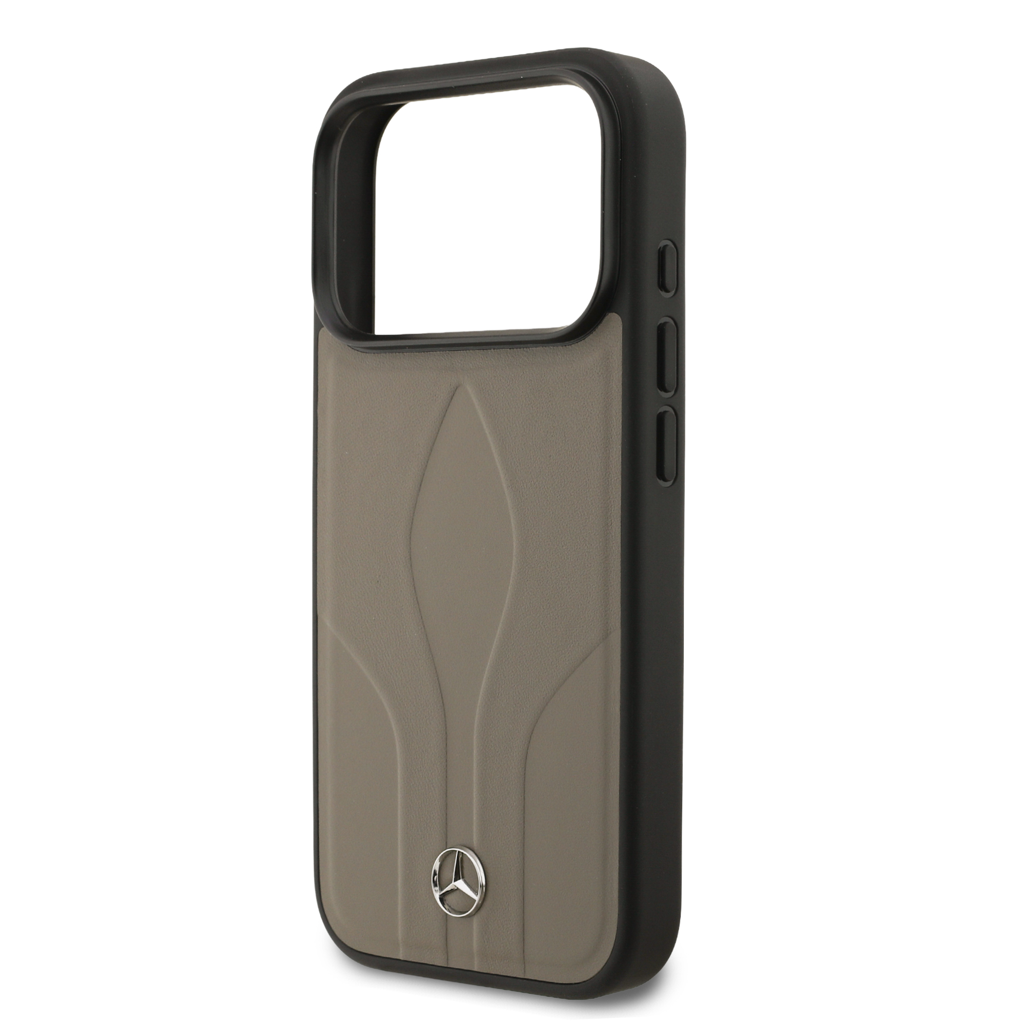 iPhone 17 Pro - MERCEDES BENZ Leather The Move Taupe — estuche (foto 6 de 8)