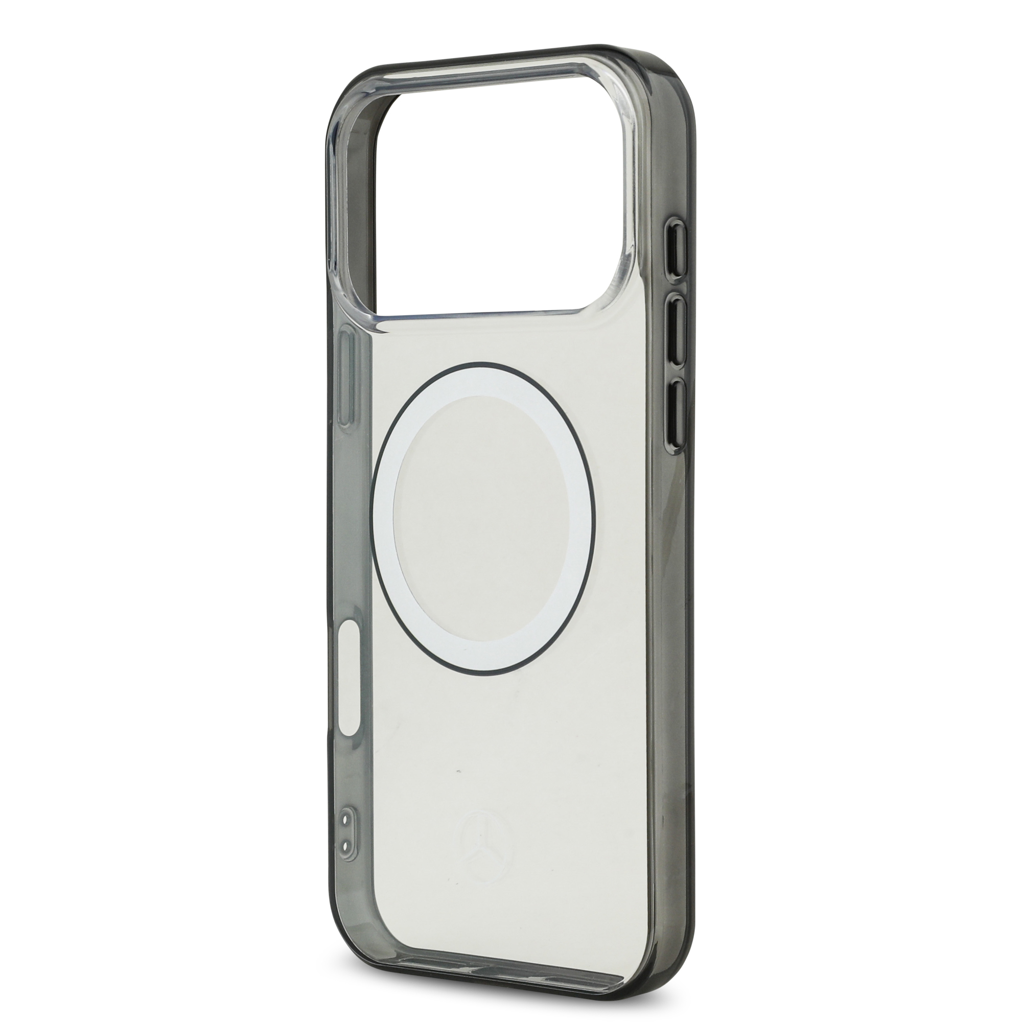iPhone 17 Pro Max - MERCEDES BENZ Transparent PC/TPU Black Ring — estuche (foto 6 de 8)