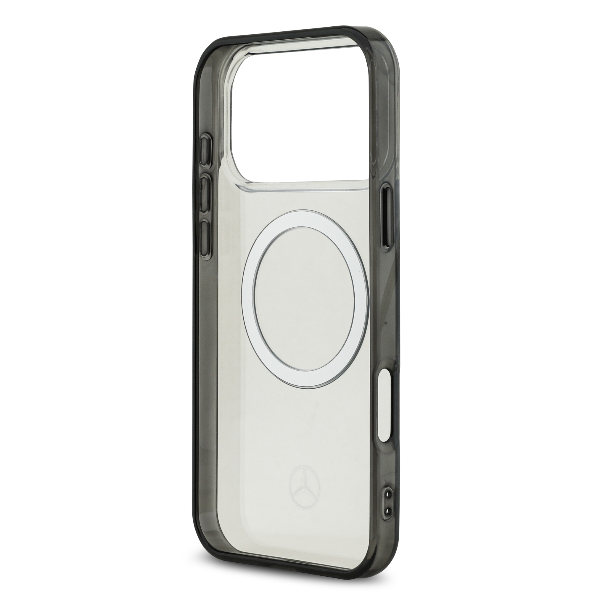 iPhone 17 Pro Max - MERCEDES BENZ Transparent PC/TPU Black Ring — estuche (foto 7 de 8)