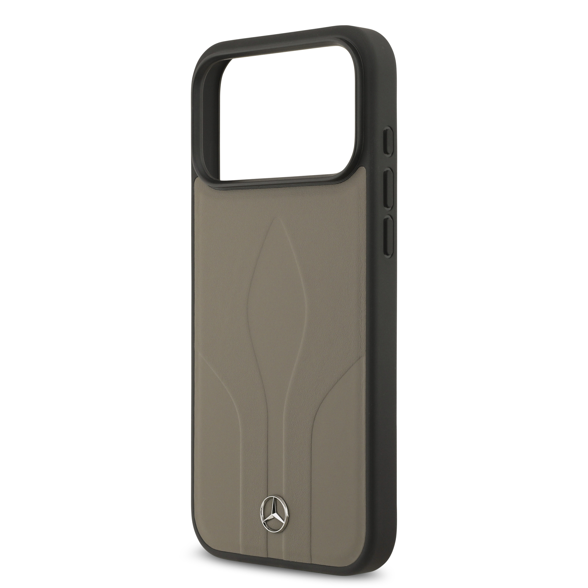iPhone 17 Pro Max - MERCEDES BENZ Leather The Move Taupe — estuche (foto 6 de 8)