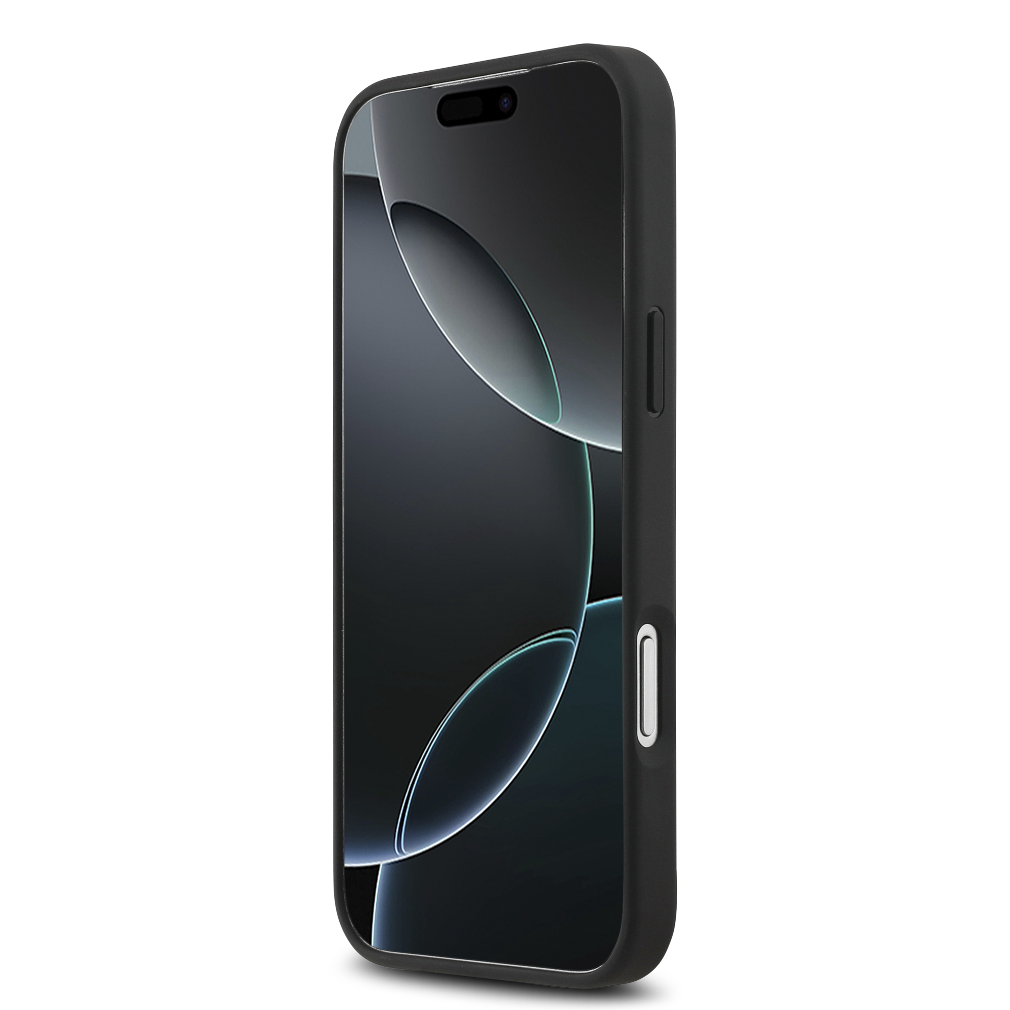 iPhone 17 Pro Max - MERCEDES BENZ Leather Star Vertical Stripes Blue/Silver — estuche (foto 5 de 5)