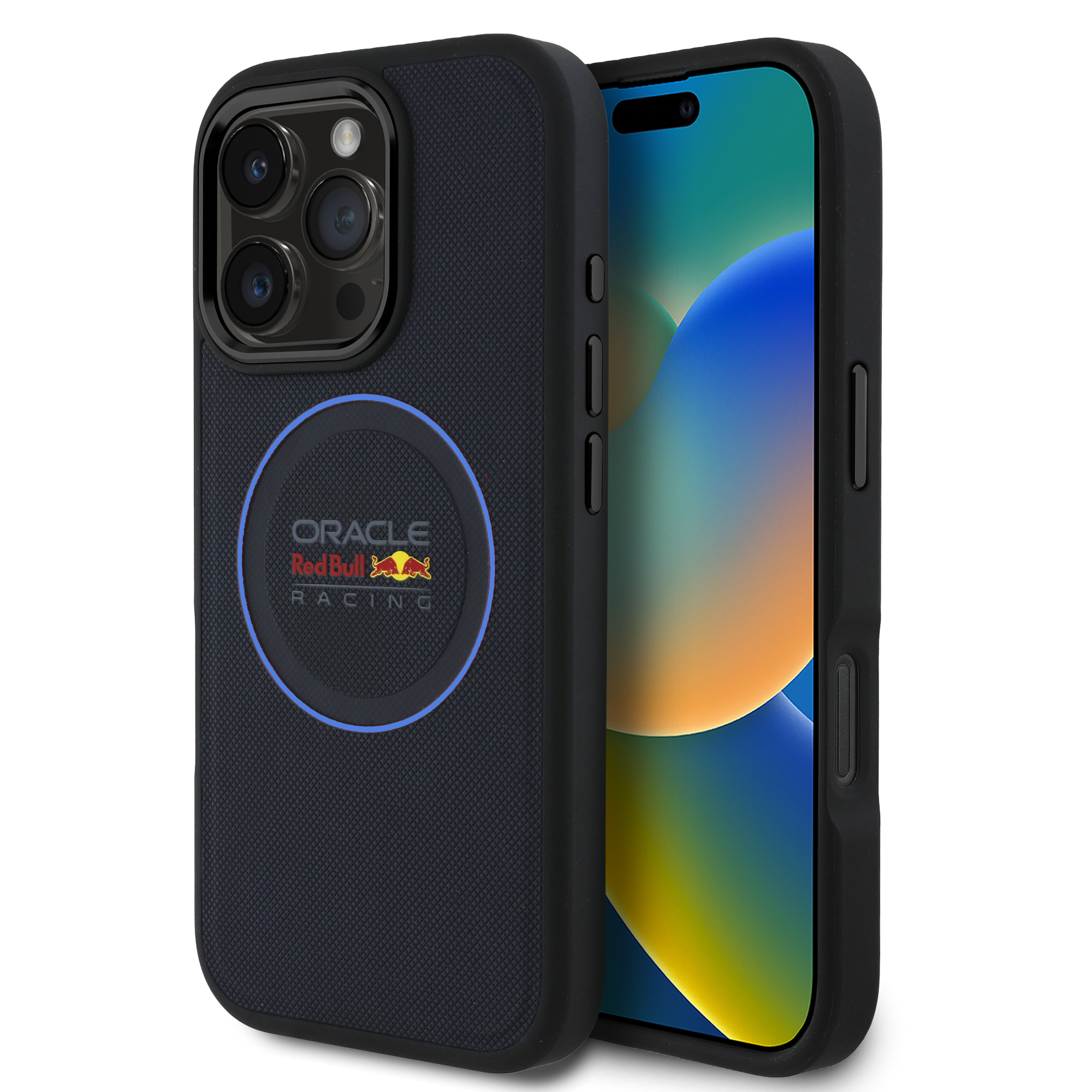 iPhone 16 Pro - REDBULL RACING Meshed Leather Navy — estuche (foto 2 de 8)