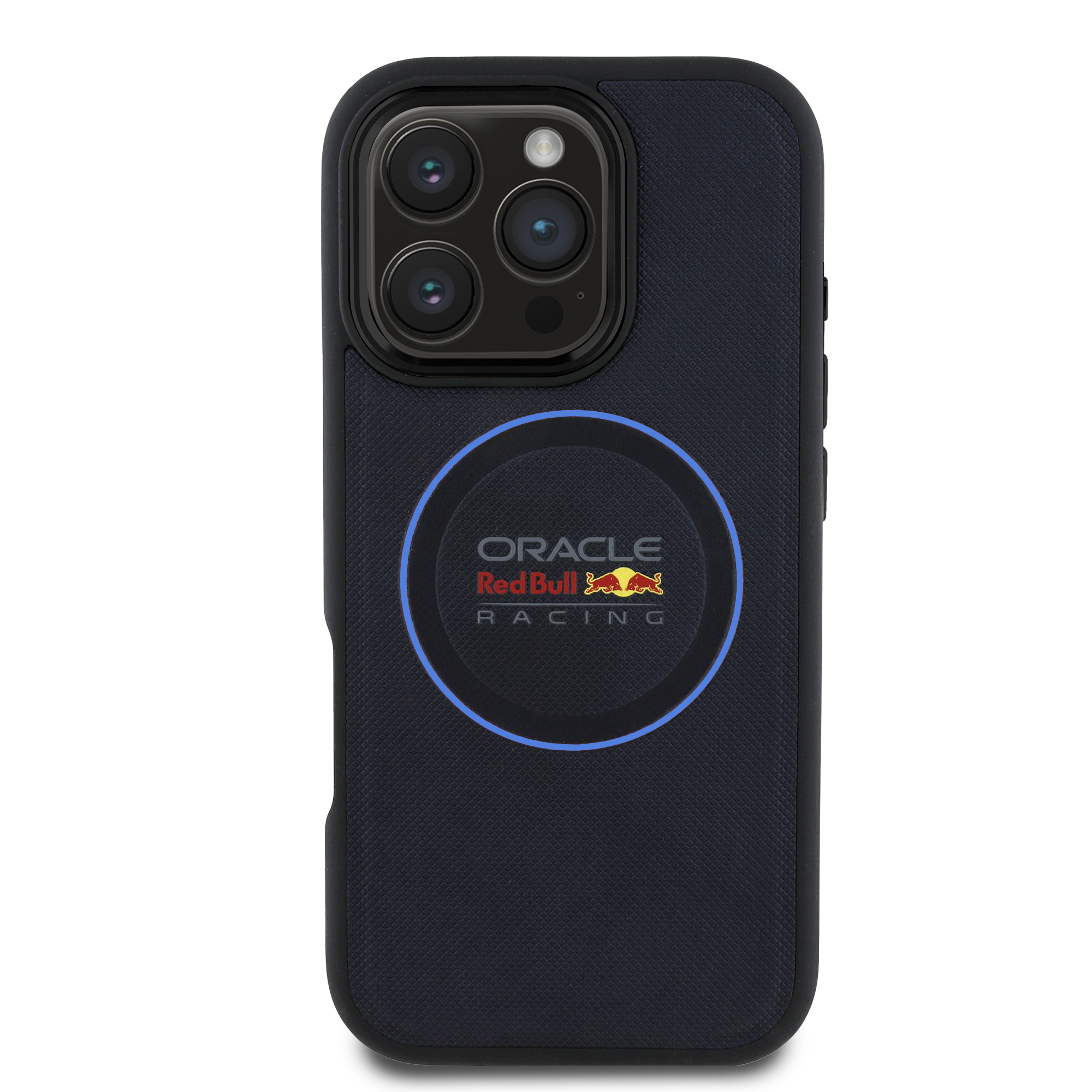 iPhone 16 Pro - REDBULL RACING Meshed Leather Navy