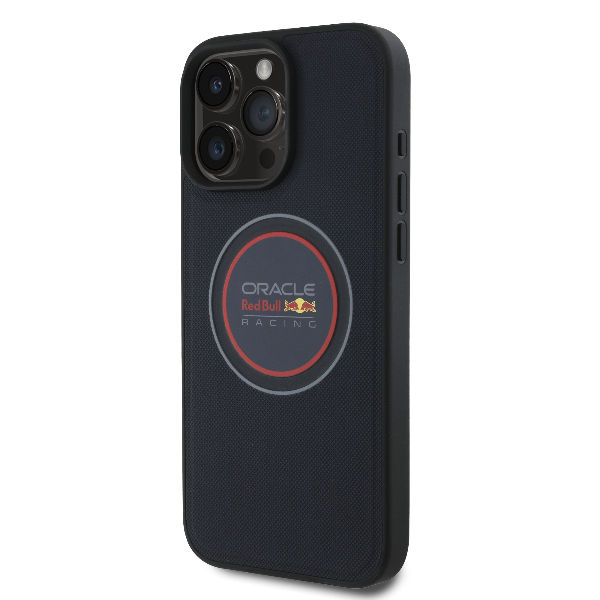 iPhone 16 Pro - REDBULL RACING Meshed Leather Red Ring Navy — estuche (foto 3 de 8)