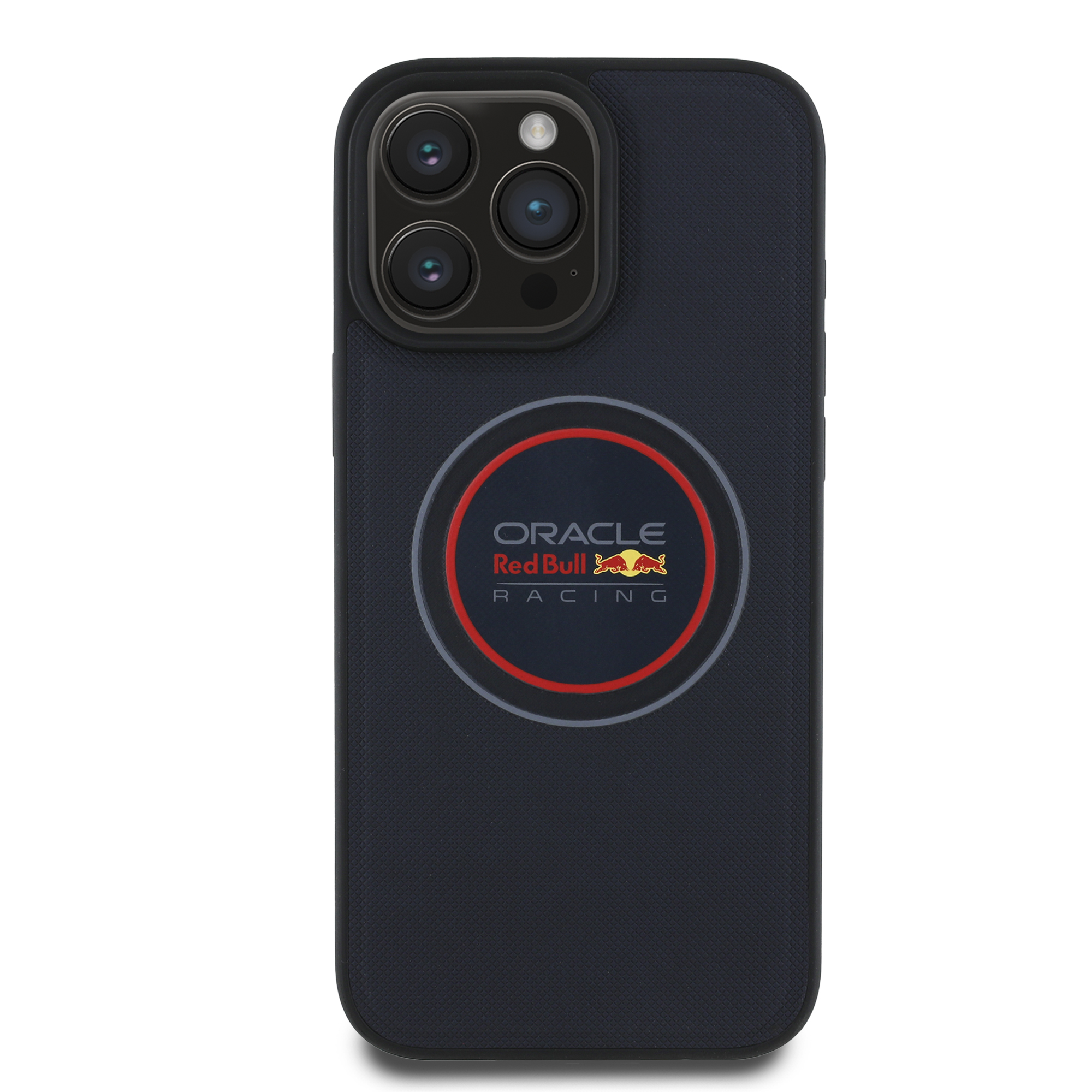 iPhone 16 Pro - REDBULL RACING Meshed Leather Red Ring Navy