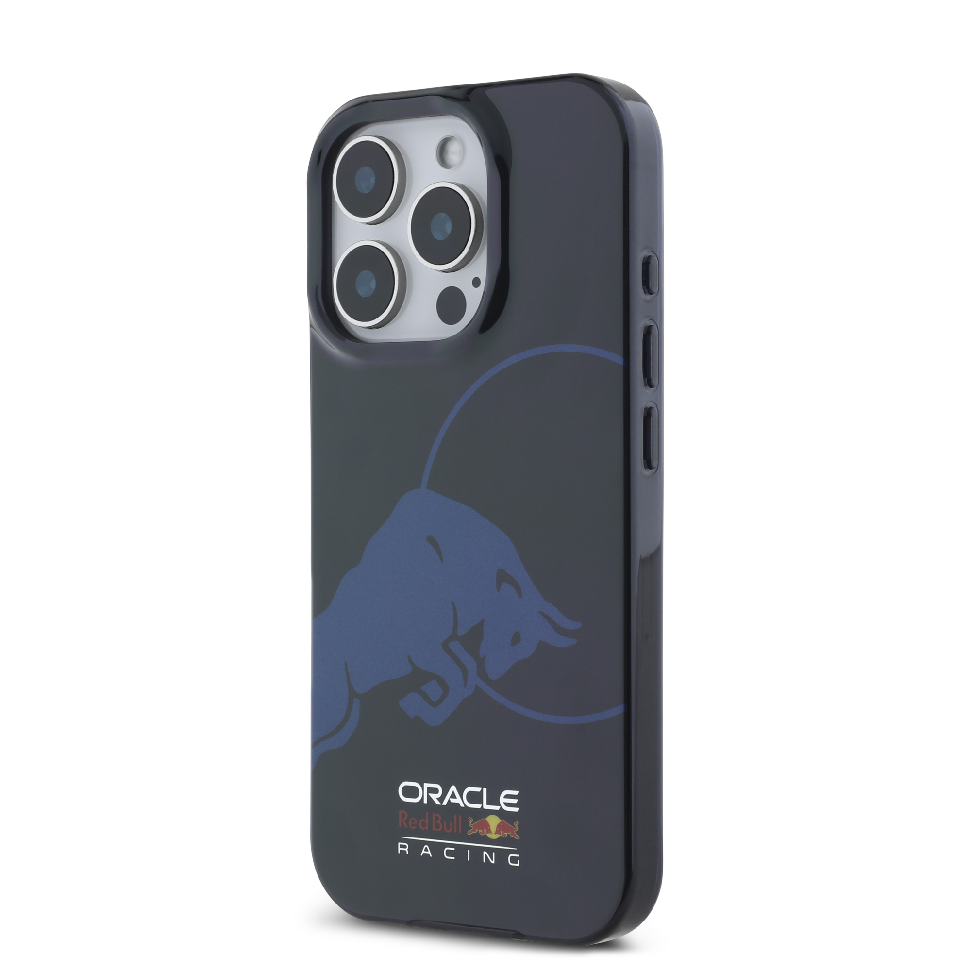 iPhone 16 Pro Max - REDBULL RACING Transparent Single Bull Navy — estuche (foto 3 de 8)