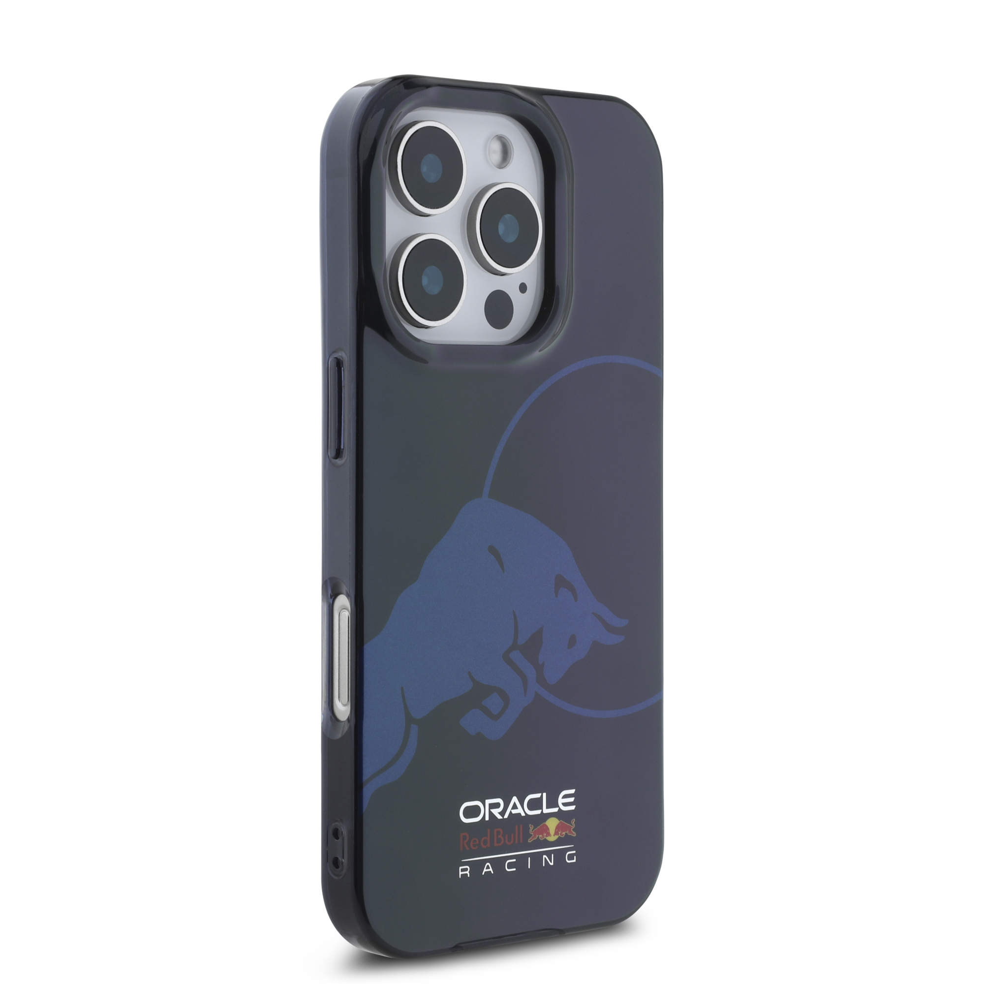 iPhone 16 Pro Max - REDBULL RACING Transparent Single Bull Navy — estuche (foto 4 de 8)