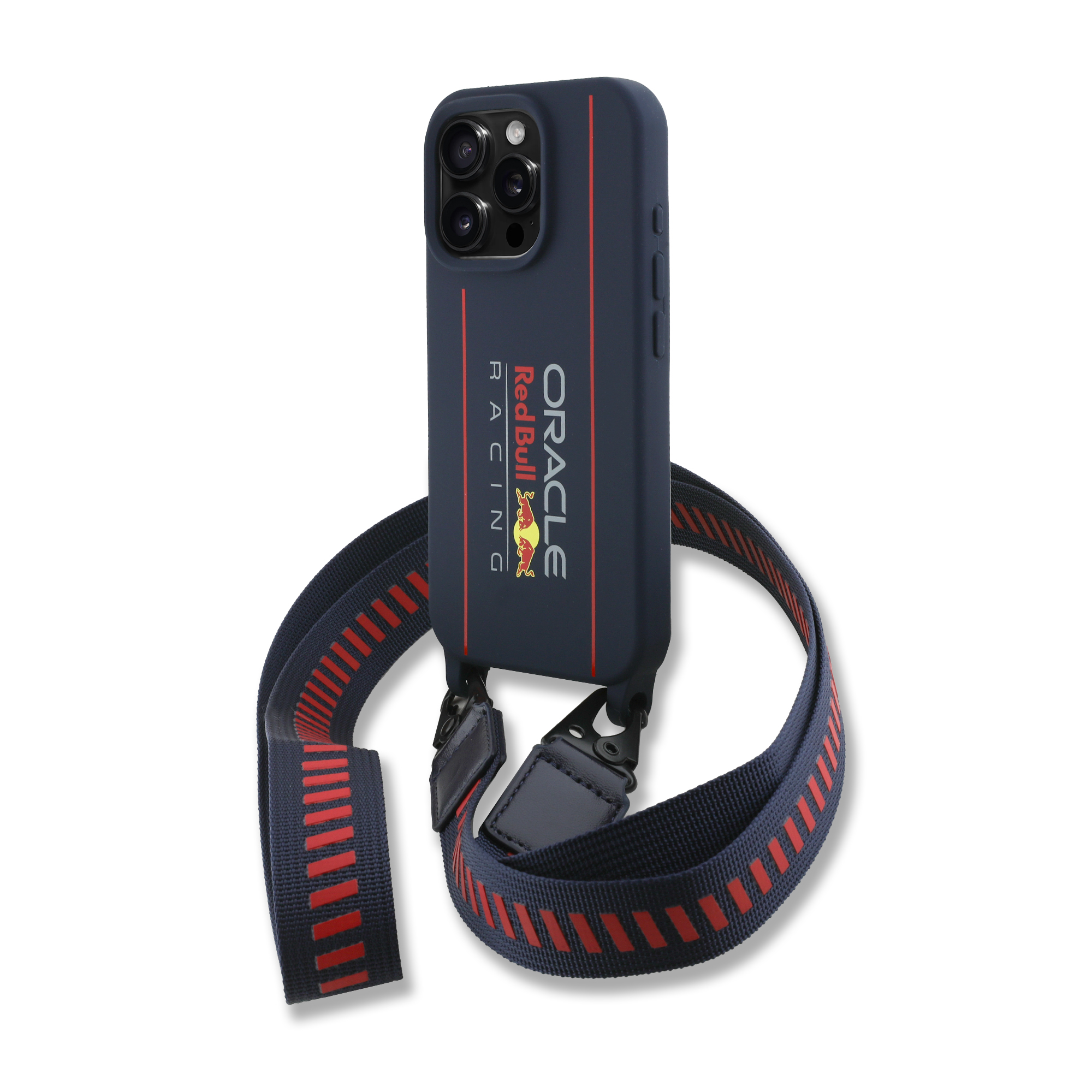 iPhone 16 Pro Max - REDBULL RACING Liquid Silicone Vertical Logo Navy