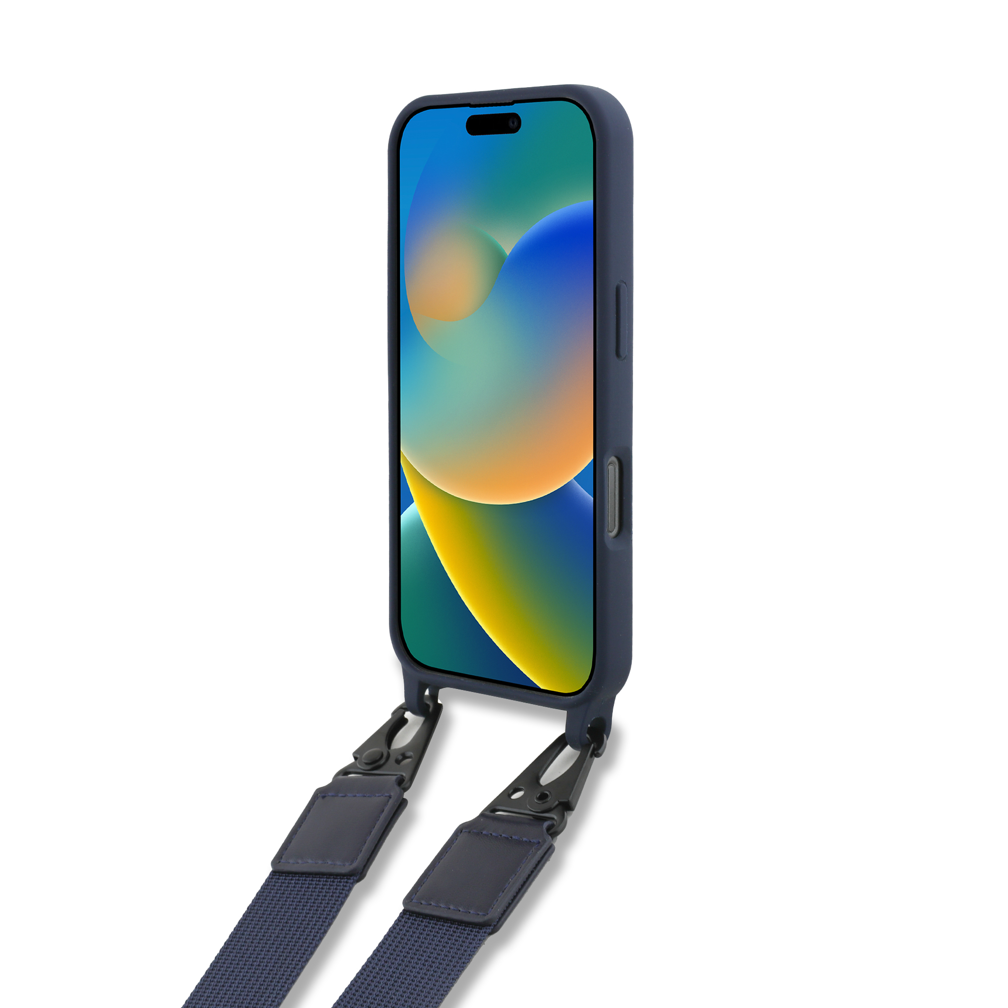 iPhone 16 Pro Max - REDBULL RACING Liquid Silicone Vertical Logo Navy — estuche (foto 4 de 5)